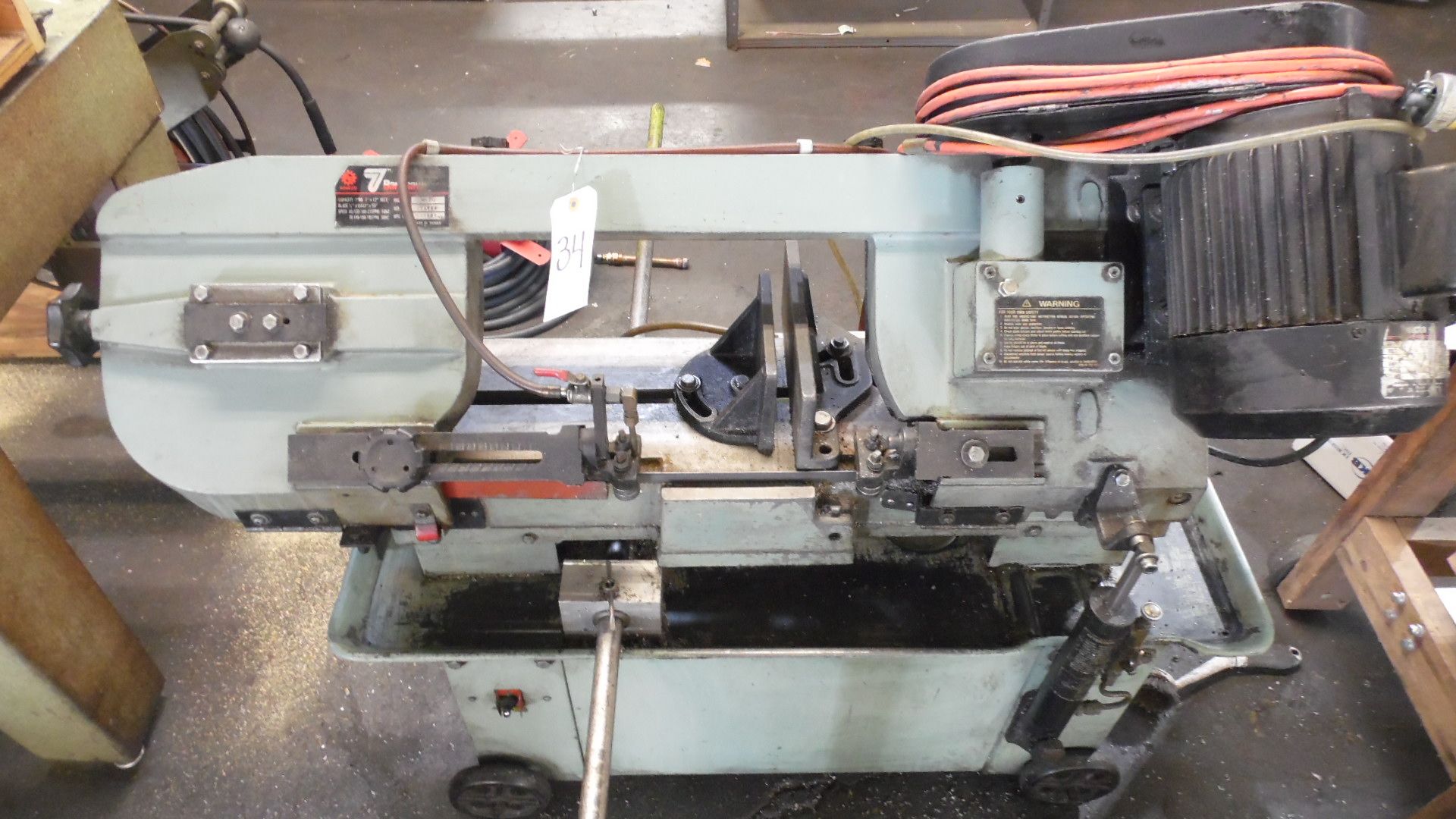 RONG FU 7" HORIZONTAL BANDSAW