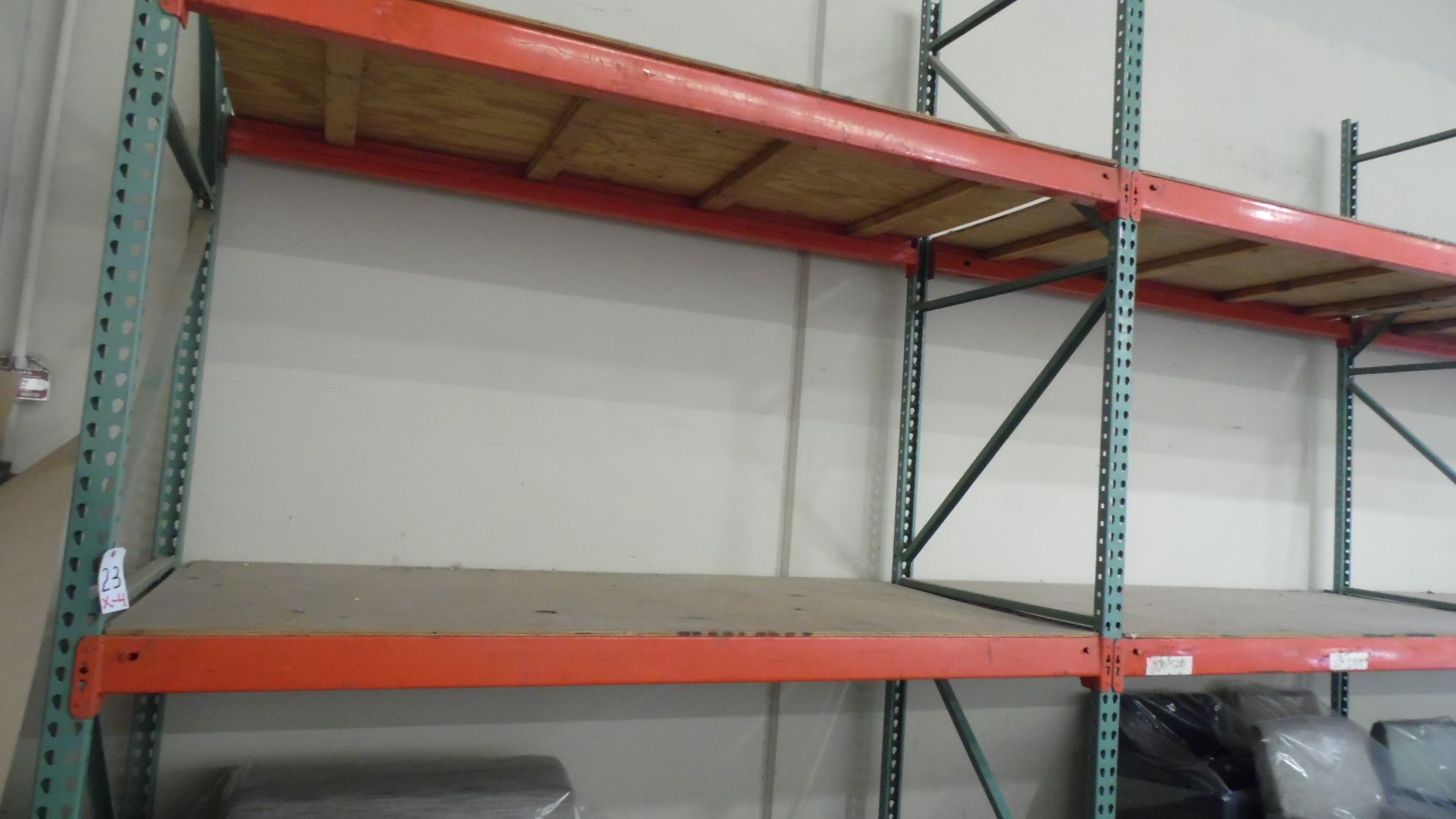 SECTIONS OF PALLET RACKING