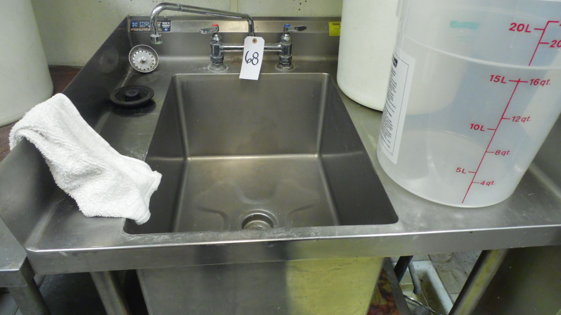 SINGLE COMPARTMENT SINK