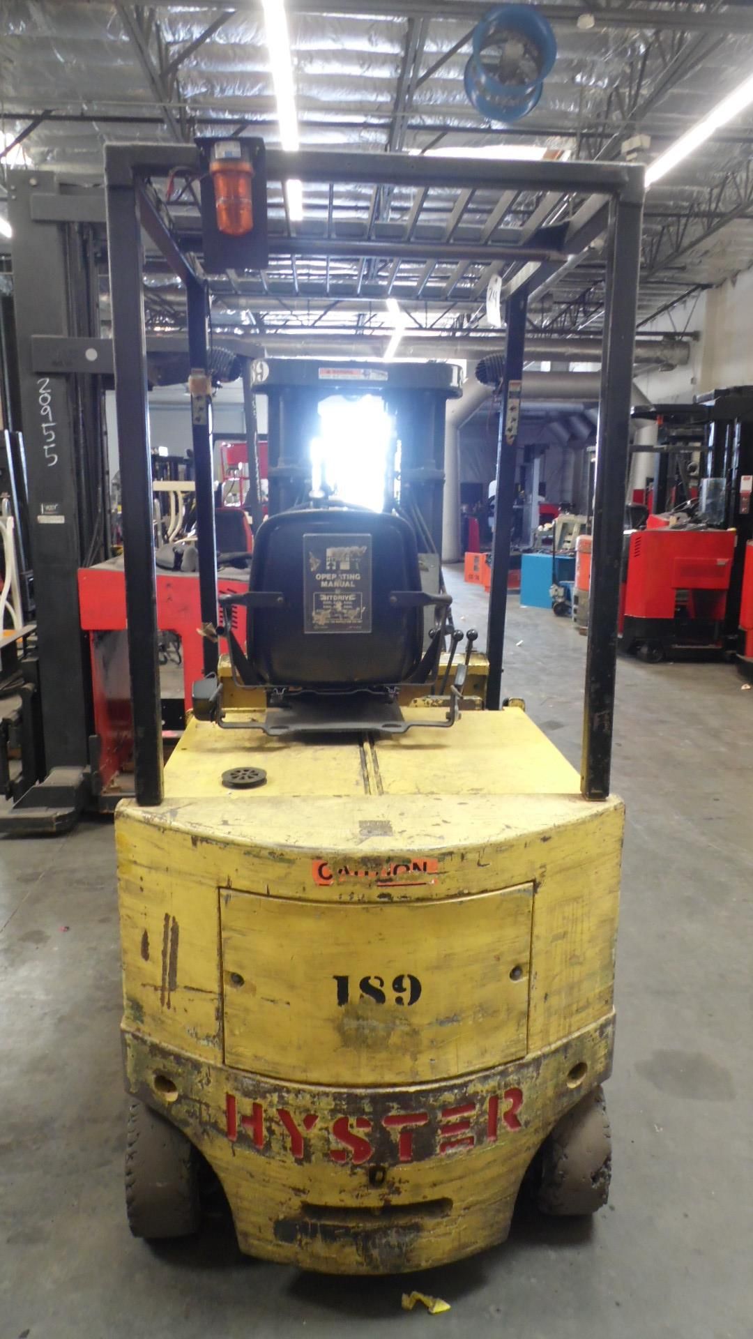 #21348 HYSTER E50XL-33 SIT-DOWN ELECTRIC 5000-LB. ( MAST HGT. 87" / 187") - Image 2 of 2