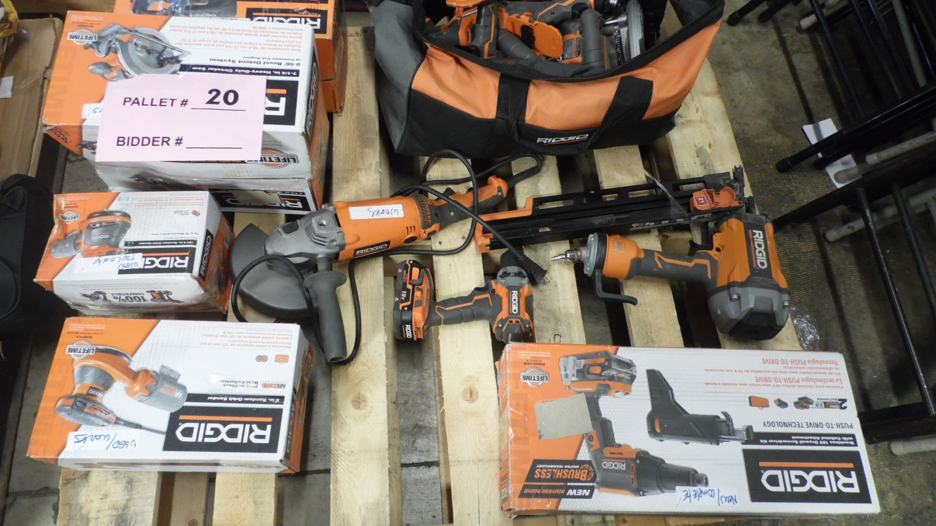 18 VOLT TOOL SETS, CIRCULAR SAW, SANDERS, GRINDER, NAILER