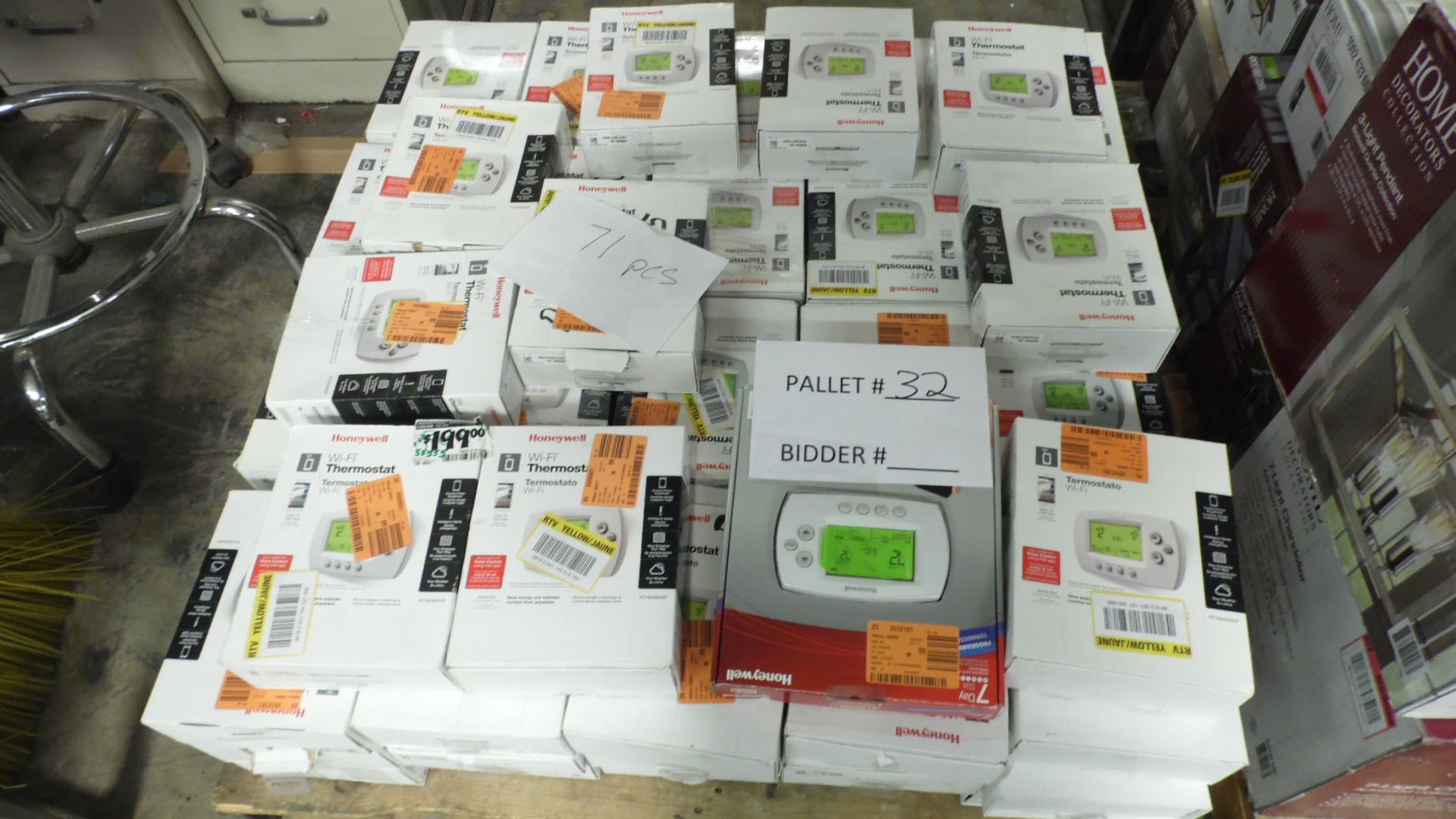 THERMOSTATS, WIFI (71-PCS.)