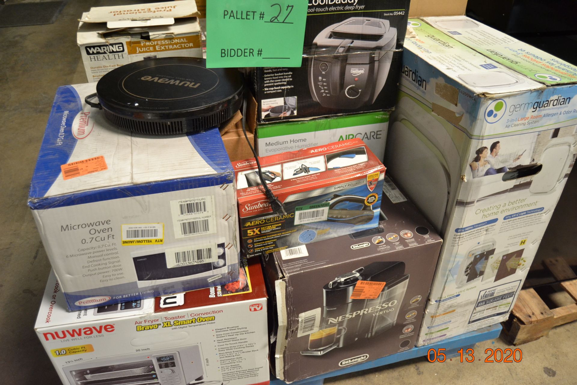 Assorted small appliances/Nespresso/Nuwave smartoven/air cleaning system/airfryer/juicer/panini - Image 2 of 2