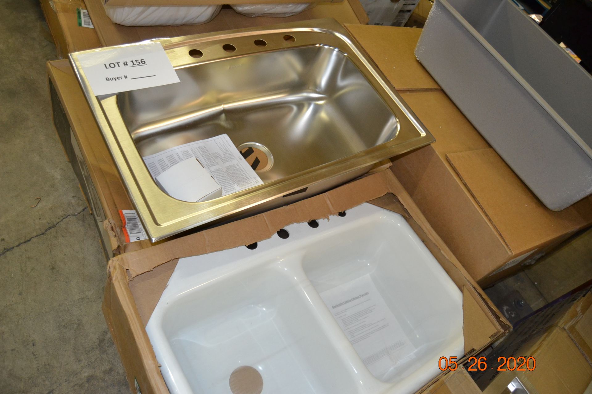 ASSORTED KITCHEN SINKS(3)