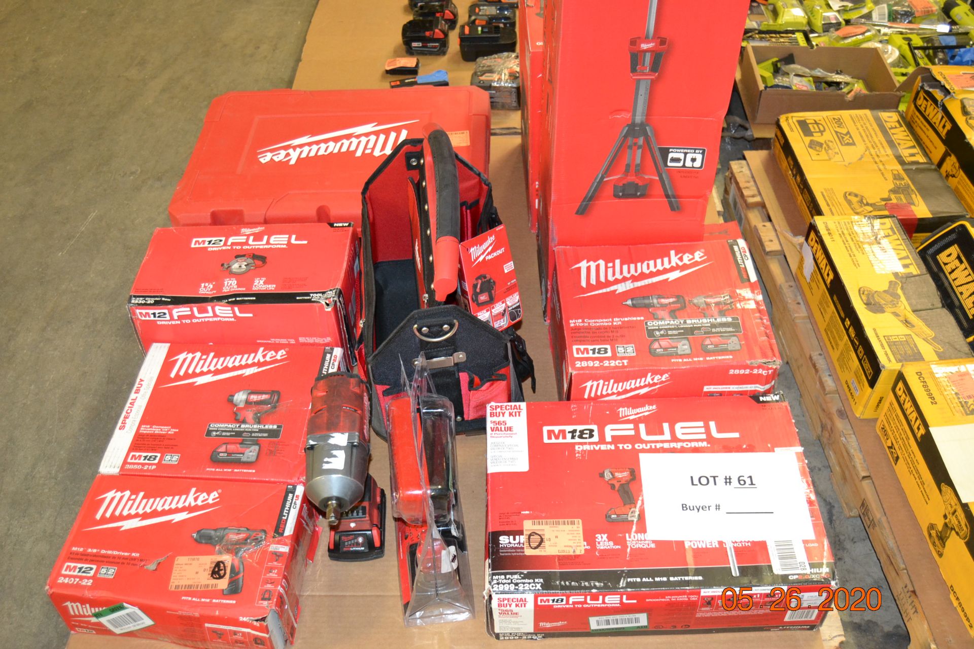 ASSORTED MILWAUKEE POWER TOOLS (11PCS), DRILL/DRIVER, CIRCULAR SAW, ROTARY HAMMER, IMPACT DRILL