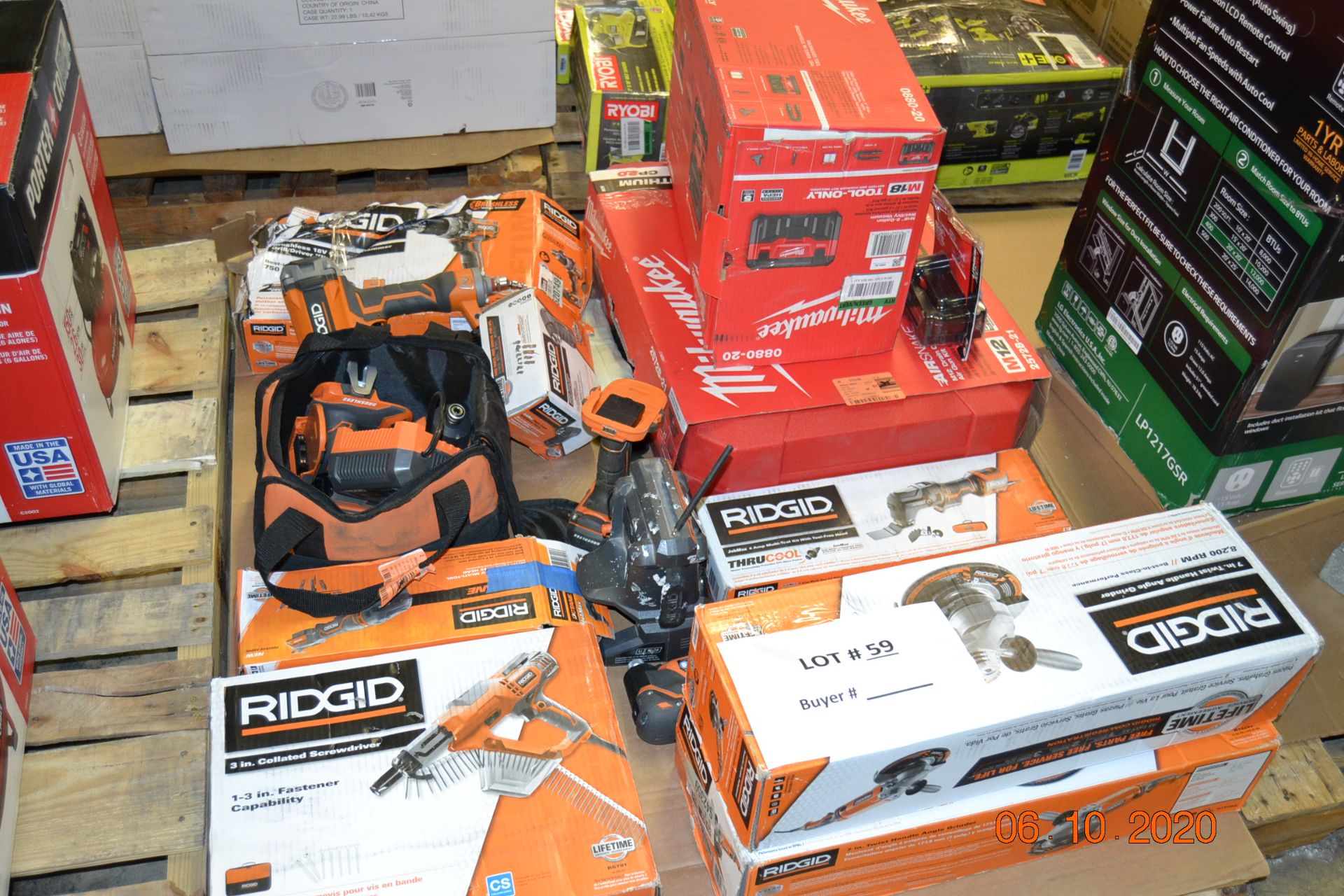 RIDGID-TWIST SANDER/MULTI TOOL KIT/COLLATED SCREWDRIVER/COMPOUND HAMMER DRILL DRIVER KIT/AND MORE