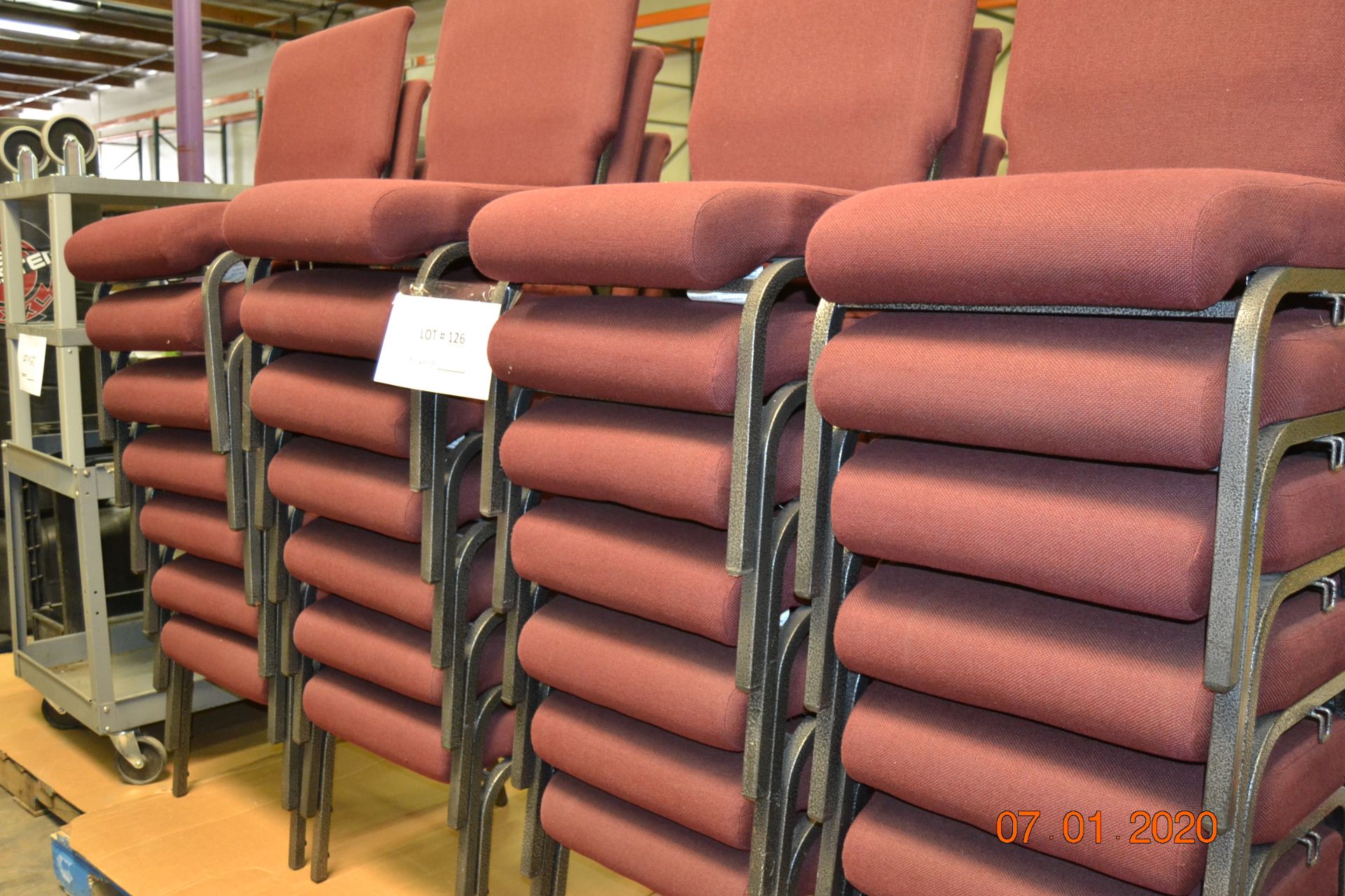 28 PADDED CHAIRS