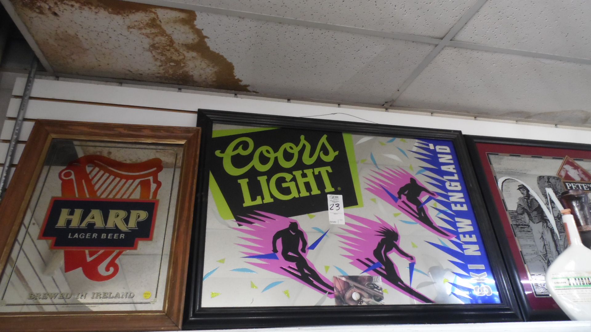 BEER MIRRORED SIGNS