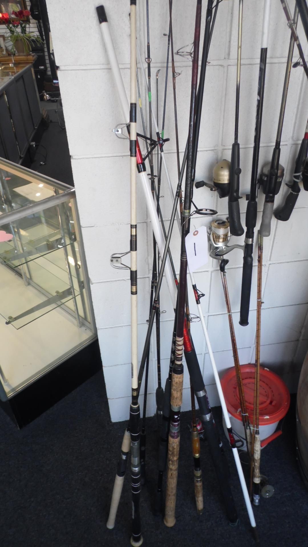 ASSORTED FISHING RODS