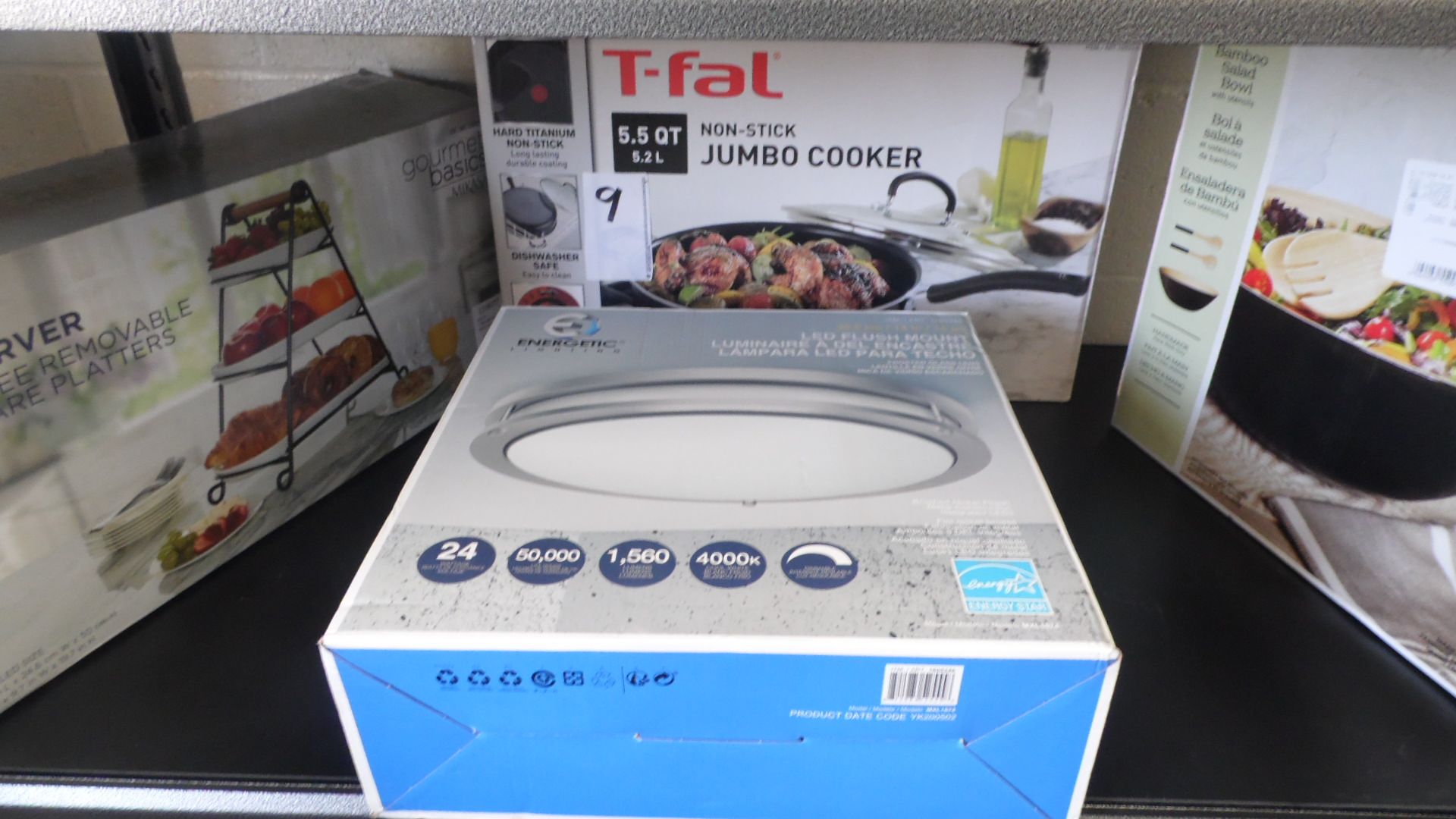 T-FAL JUMBO COOKER / BAMBOO SALAD BOWL