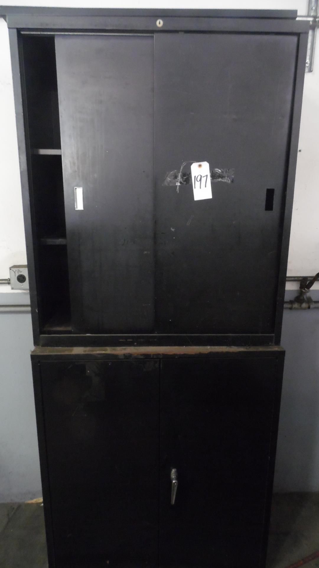 BLACK METAL CABINET