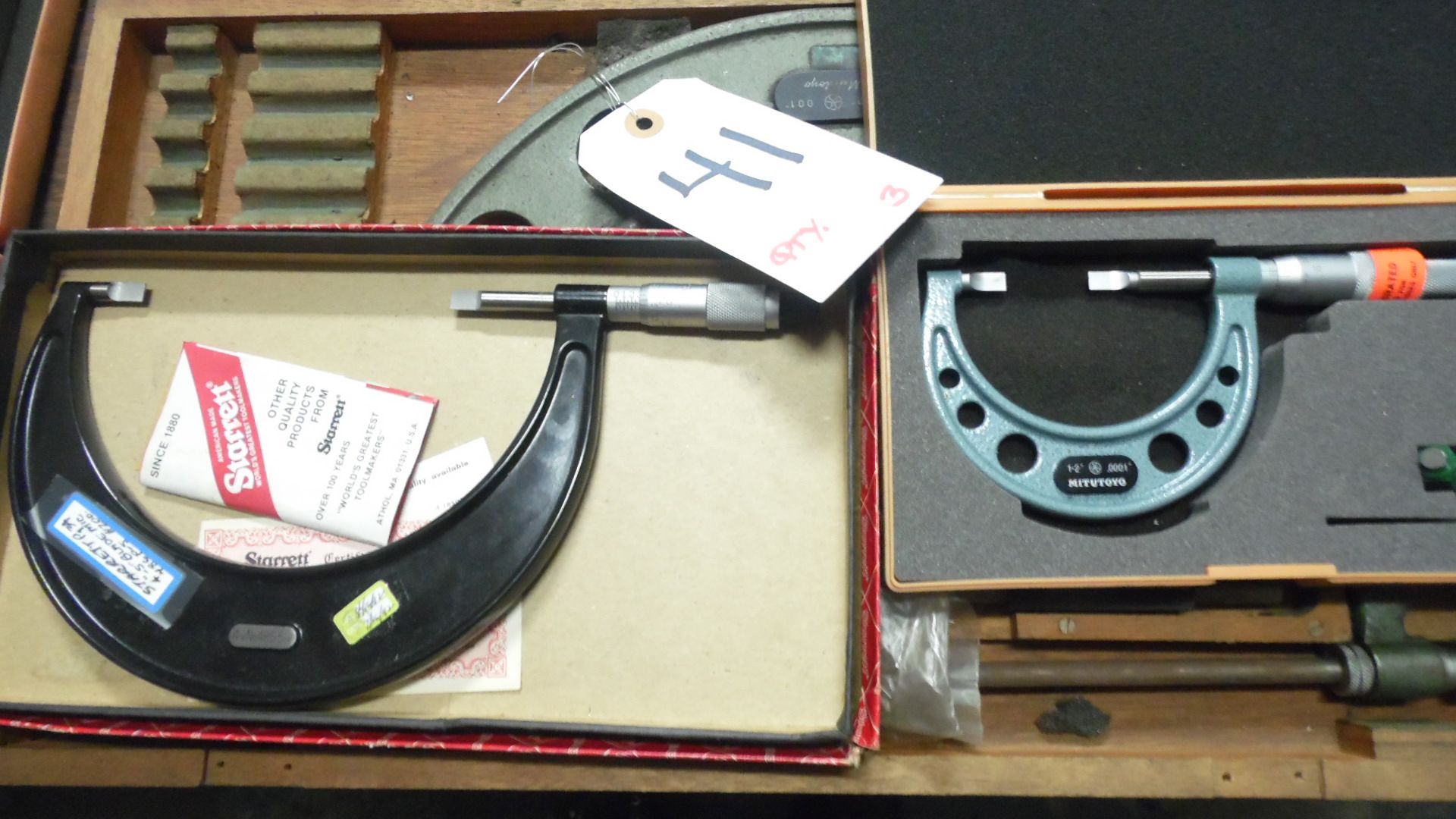 ASSORTED MICROMETERS ( QTY. 3 )