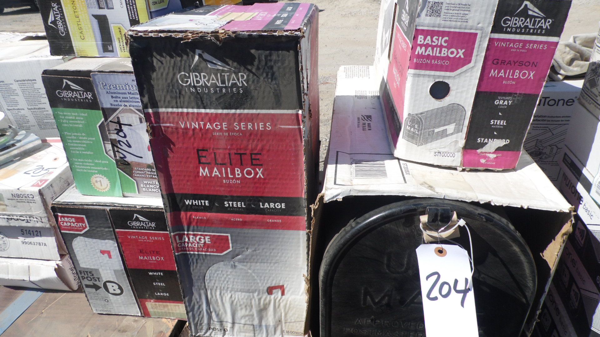 ASSORTED GIBRALTOR MAIL BOXES