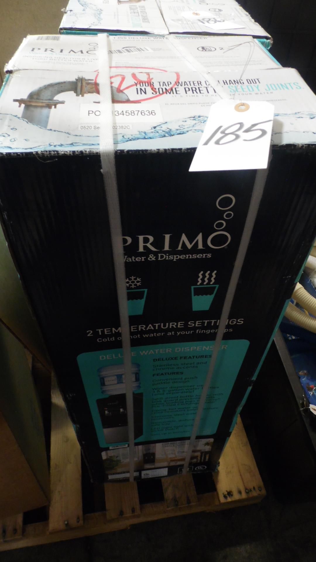 PRIMO WATER DISPENSER (APPEARS BANDED & NEW)