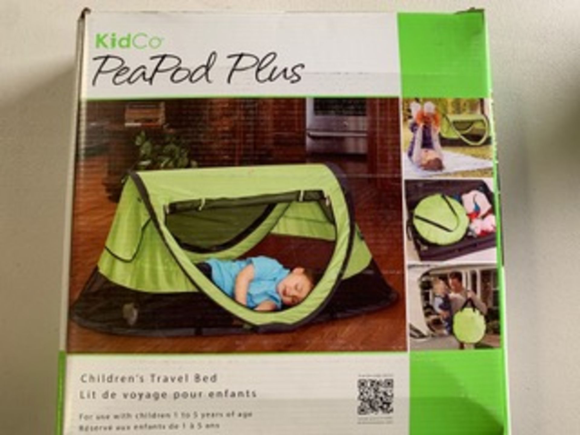 KidCo PeaPod Plus CHILDREN’S TRAVEL BED (GREEN) QTY: By the each. 2 available.