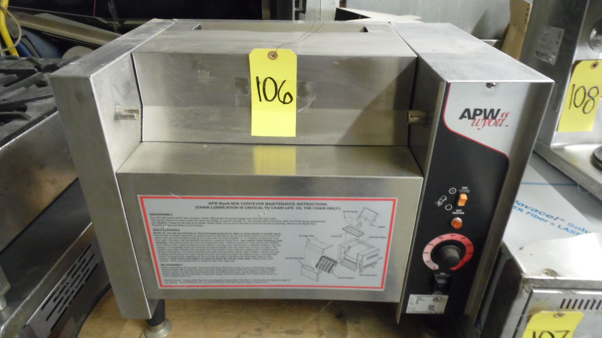 APW CONVEYOR TOASTER