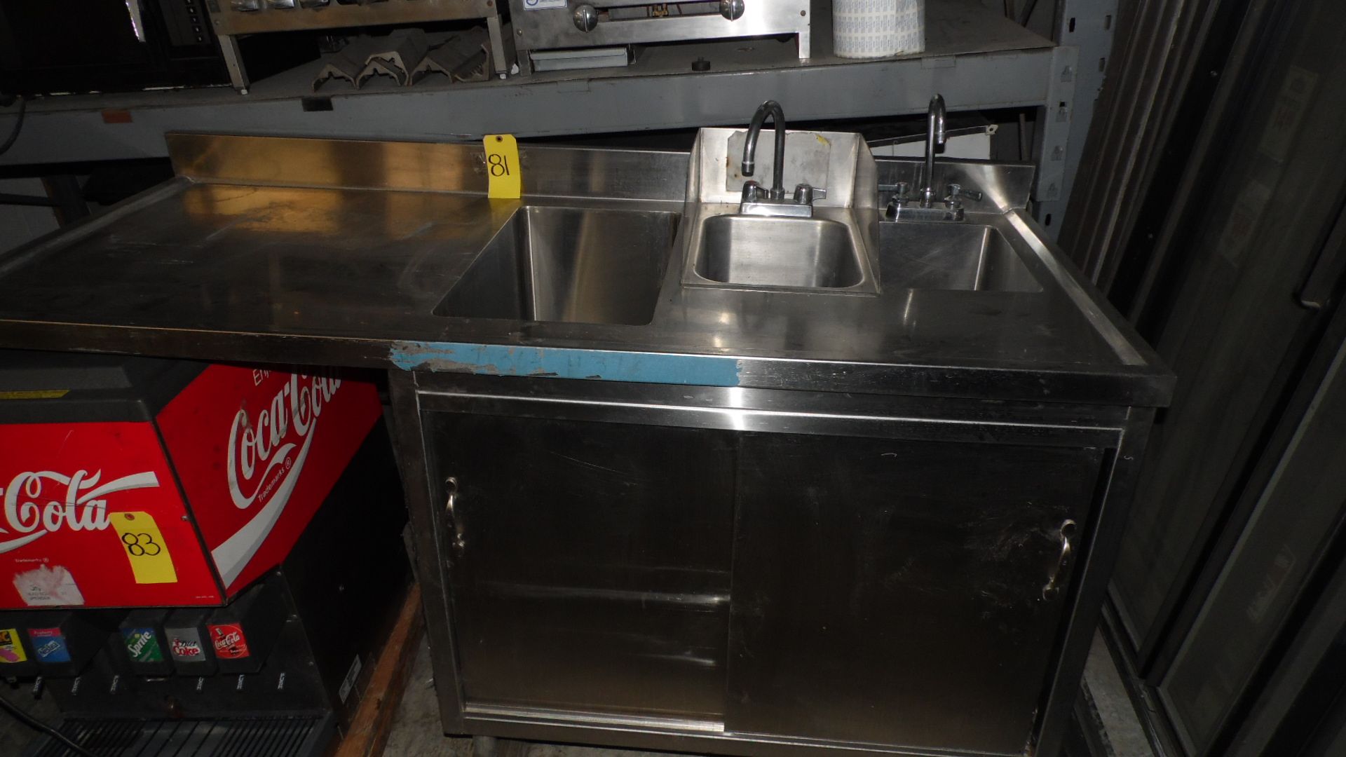 70" X 30" BAR SINK