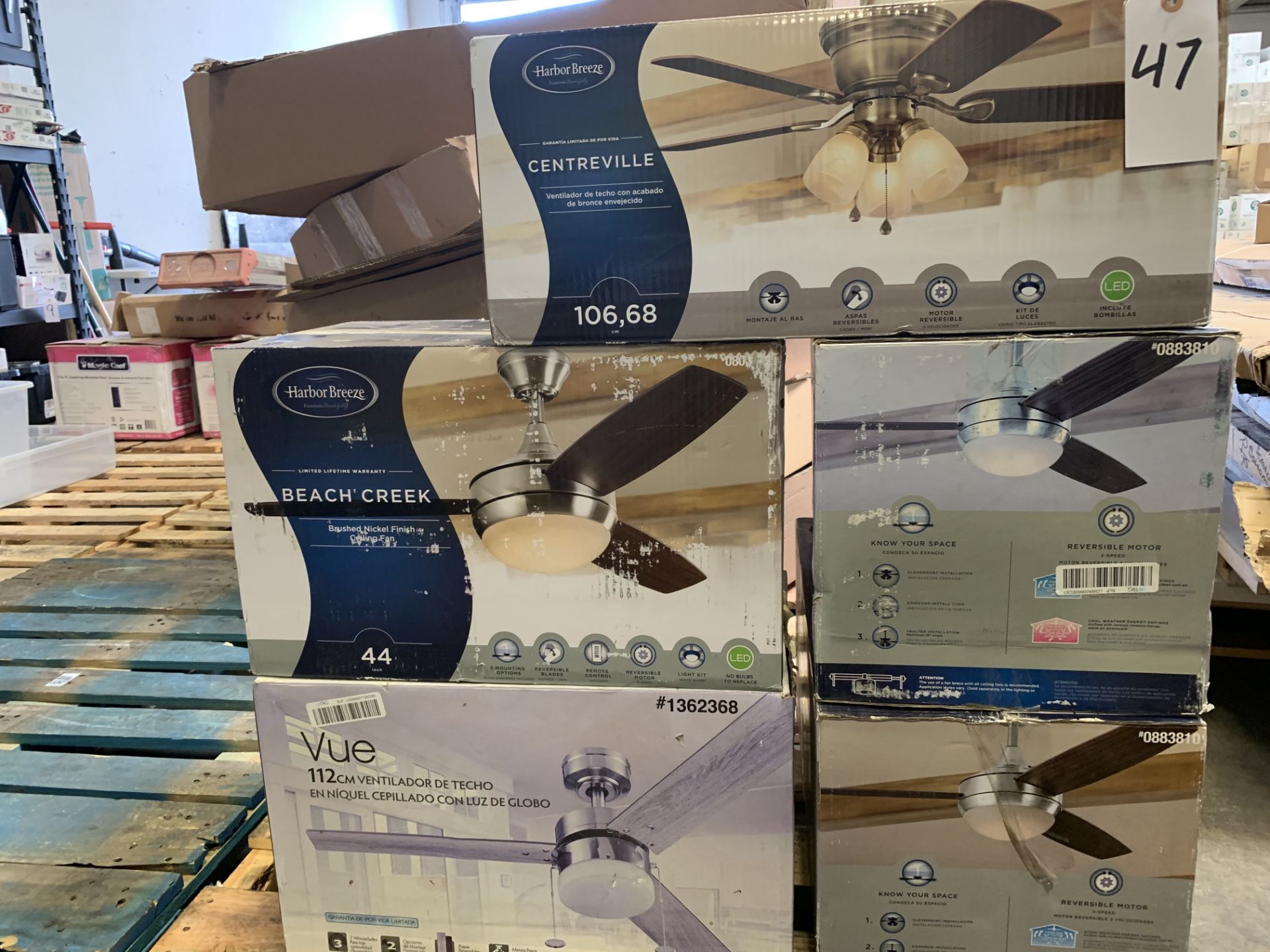 Ceiling Fans, 5 Items