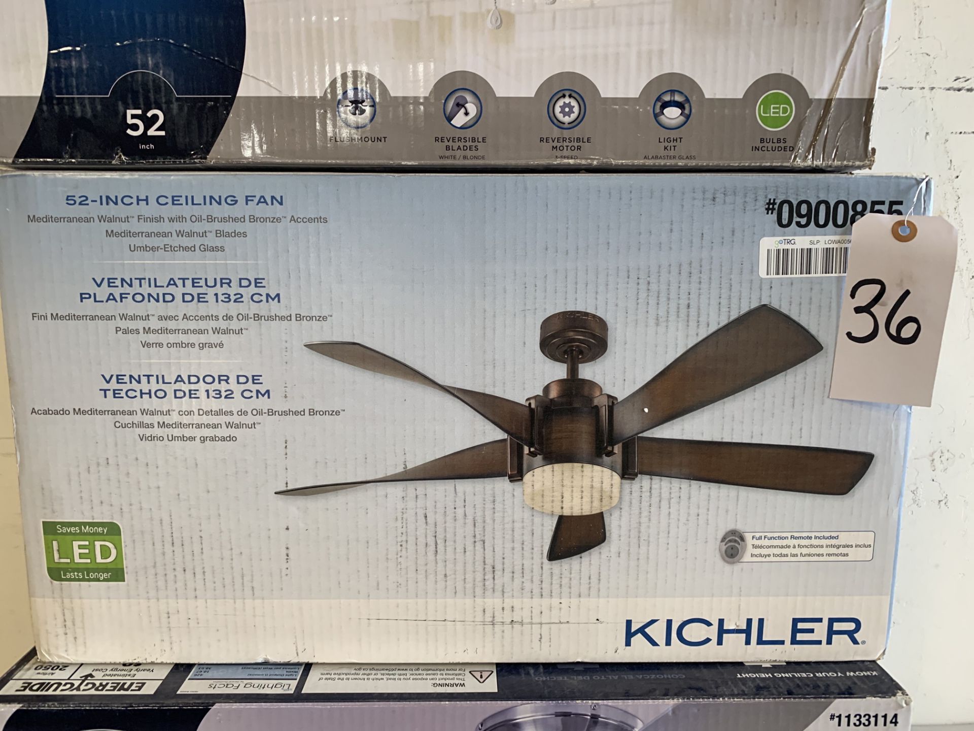 Ceiling Fans, 3 Items - Image 2 of 4