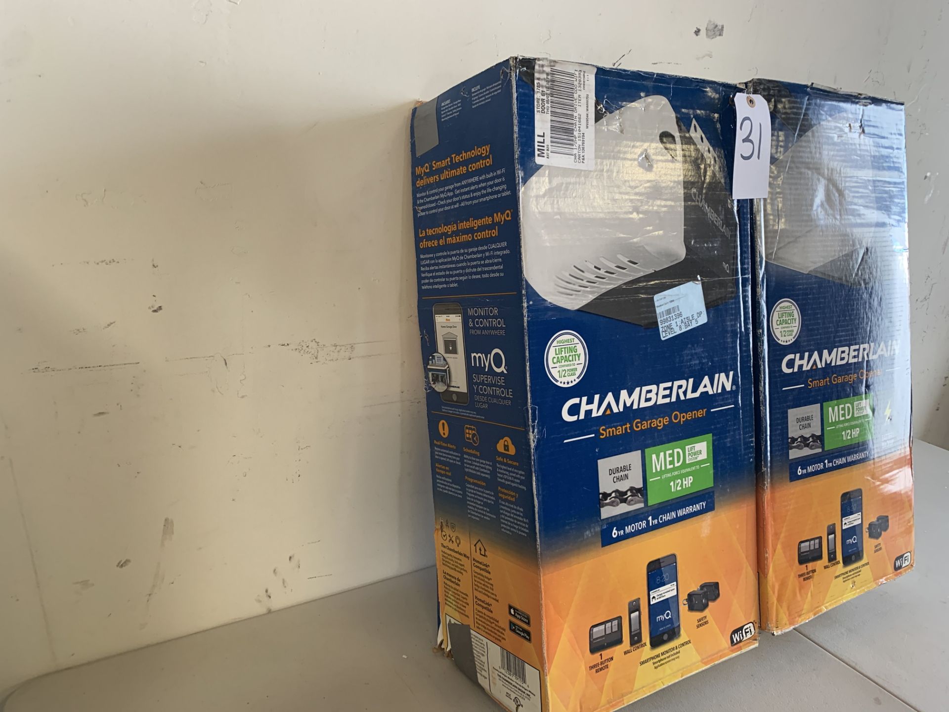 Chamberlain Smart WiFi Garage Door Opener, 2 Items - Image 2 of 3