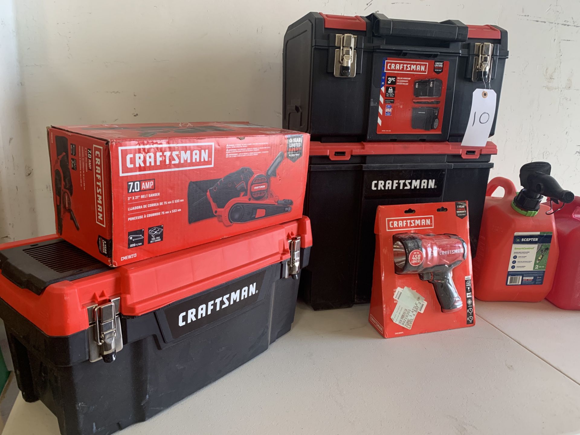 Craftsman Tools and Gas Cans, 7 Items - Image 2 of 3