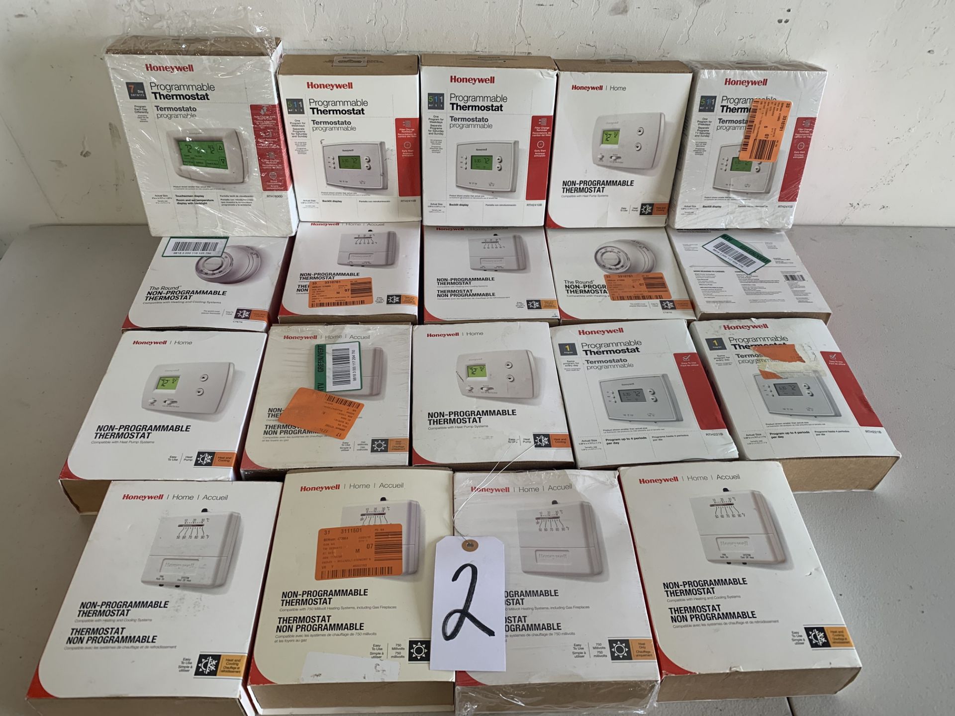 Honeywell Thermostats, 19 units