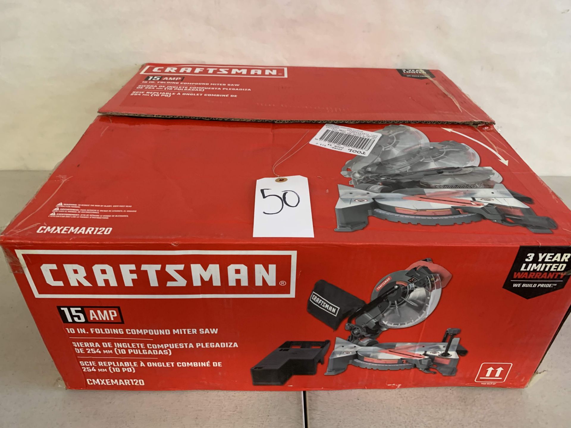 Craftsman 10” Folding Compound Miter Saw