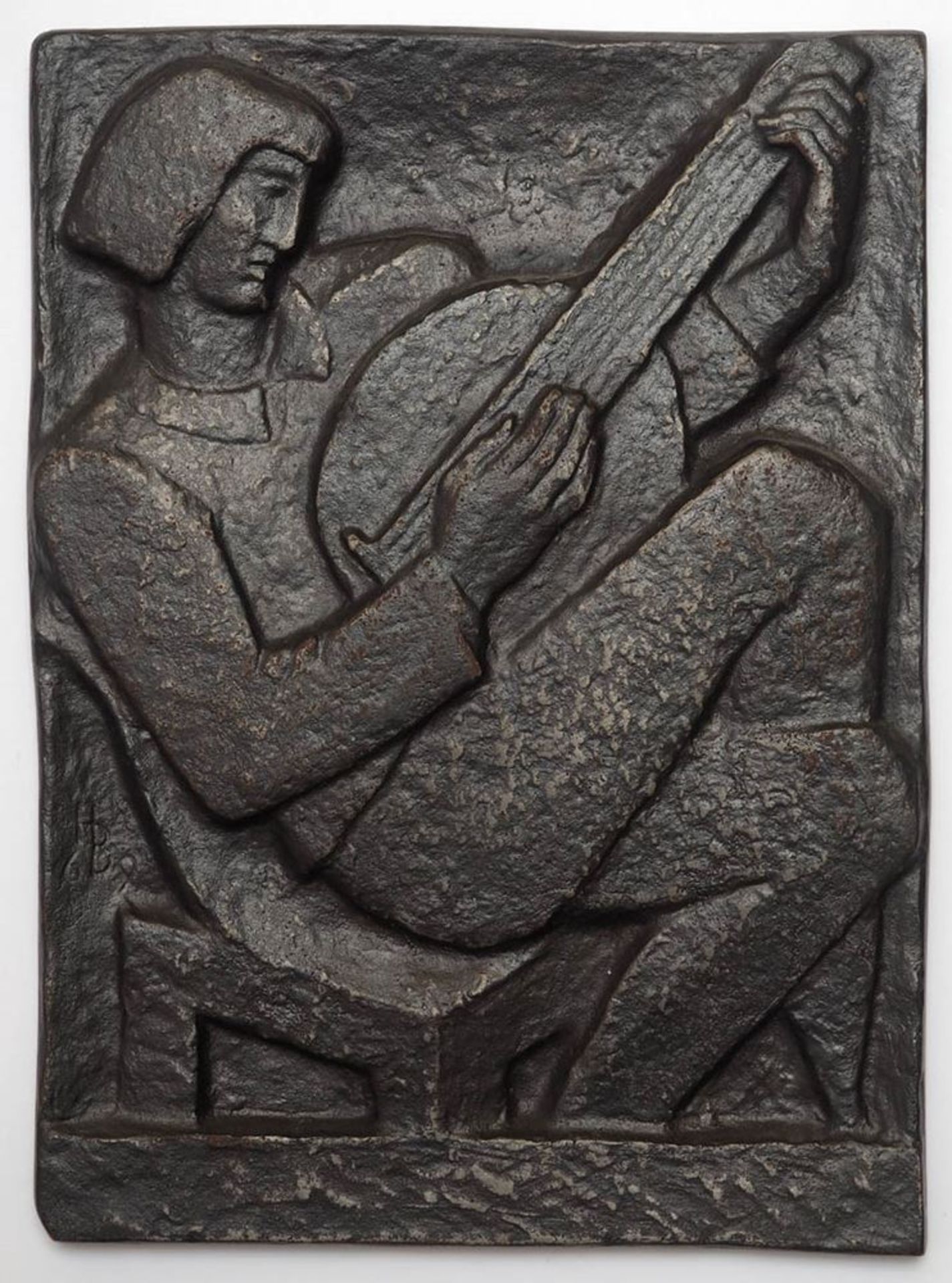 Diverse Künstlerreliefs1. Lehmann, Kurt, 1905 - 2000. Reliefplatte mit liegender Frauengestalt.