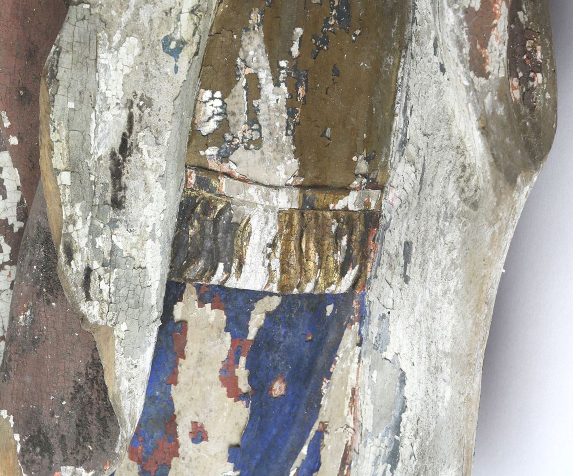 Barocke Madonnawohl rheinisch. Stehende Madonna mit (verlorenem) Nimbus und leicht gebogener - Image 12 of 12