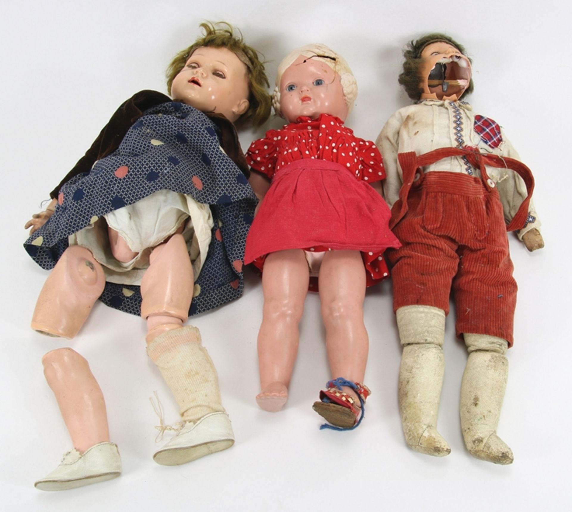 Konvolut Puppen mit Puppenwagen - Bild 5 aus 9