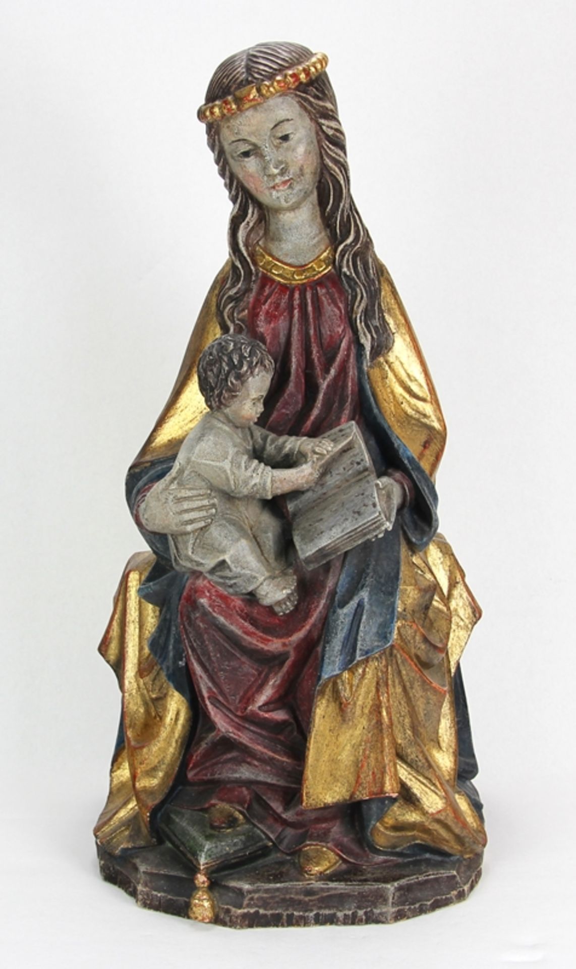 Sitzende Madonna mit Kind