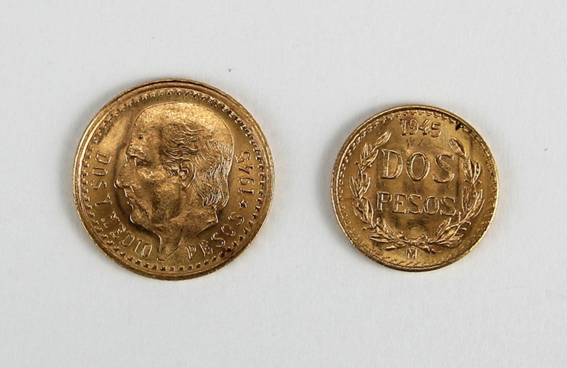 Zwei Goldmünzen - Bild 2 aus 2