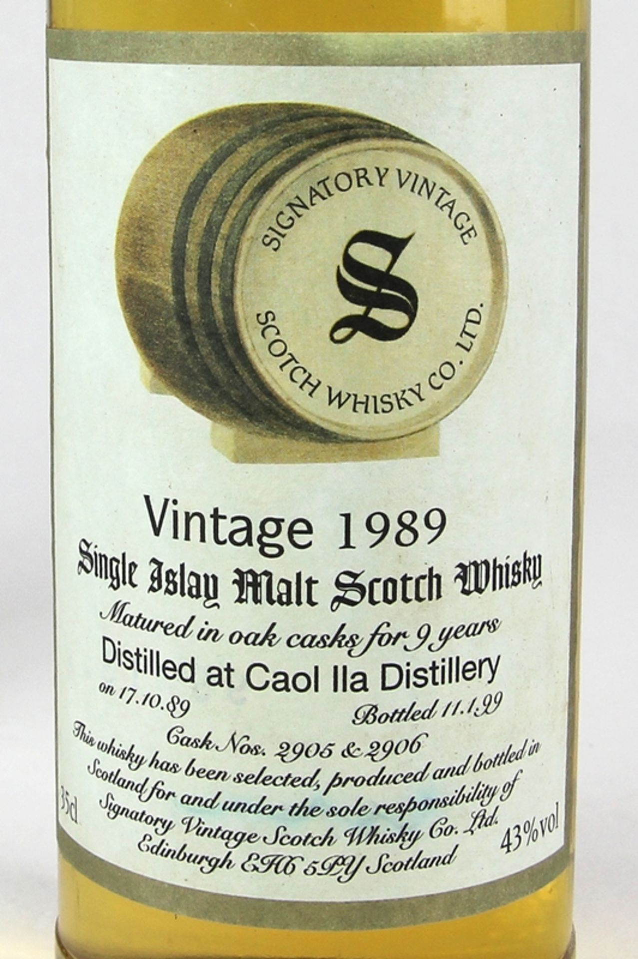 Caol Ila Single Malt Scotch Whiskey 1989 - Bild 2 aus 3