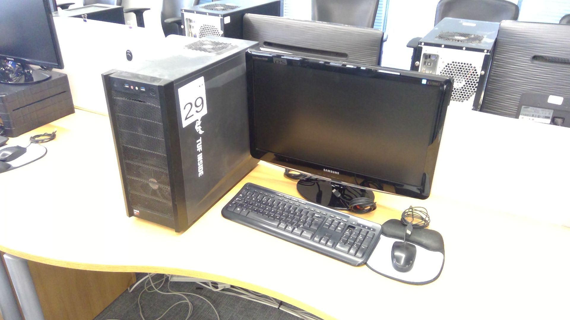 Antec AMD FX PC with Samsung 24 inch monitor, keyboard and mouse