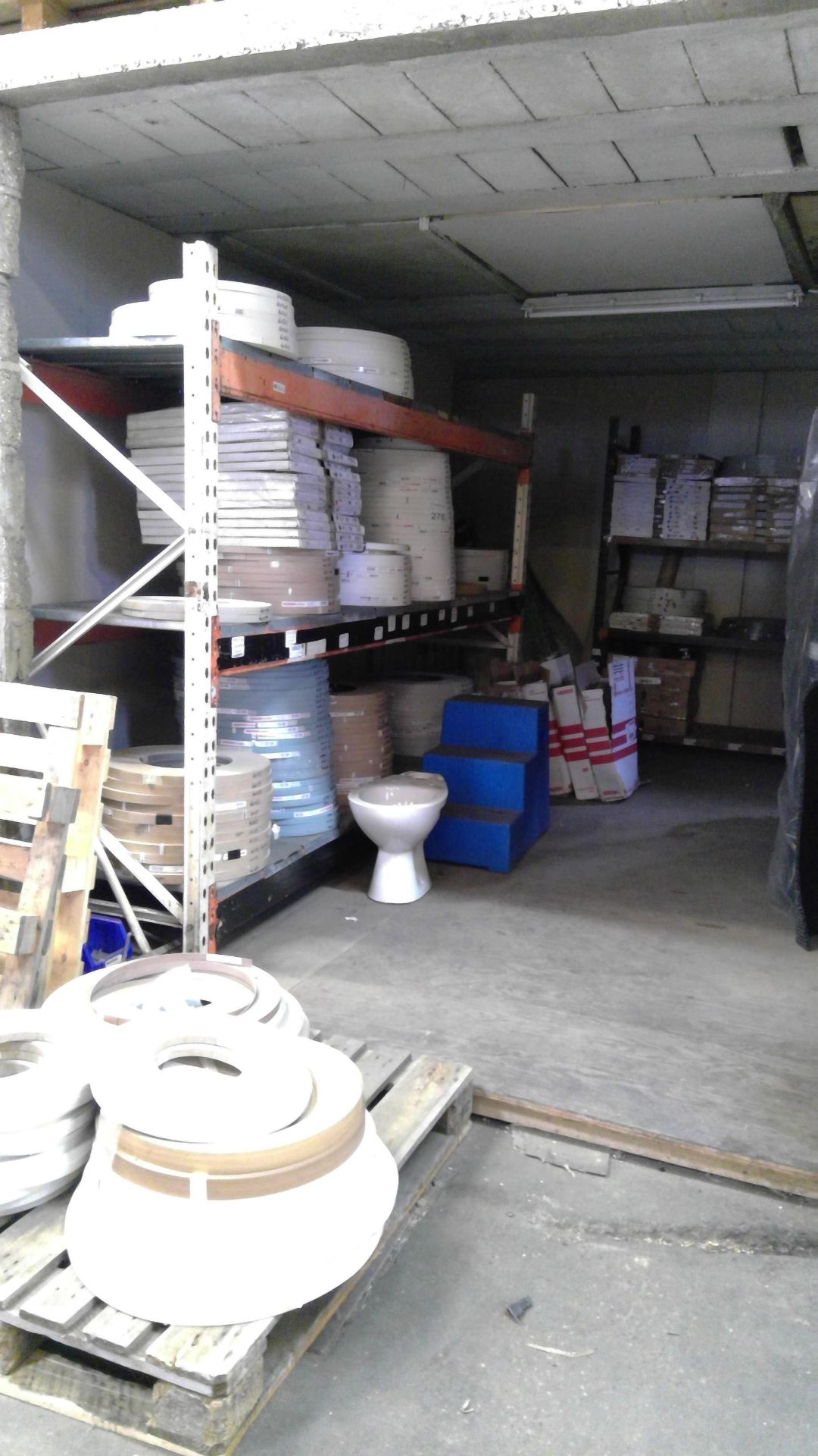 Contents of store to include melamine edging