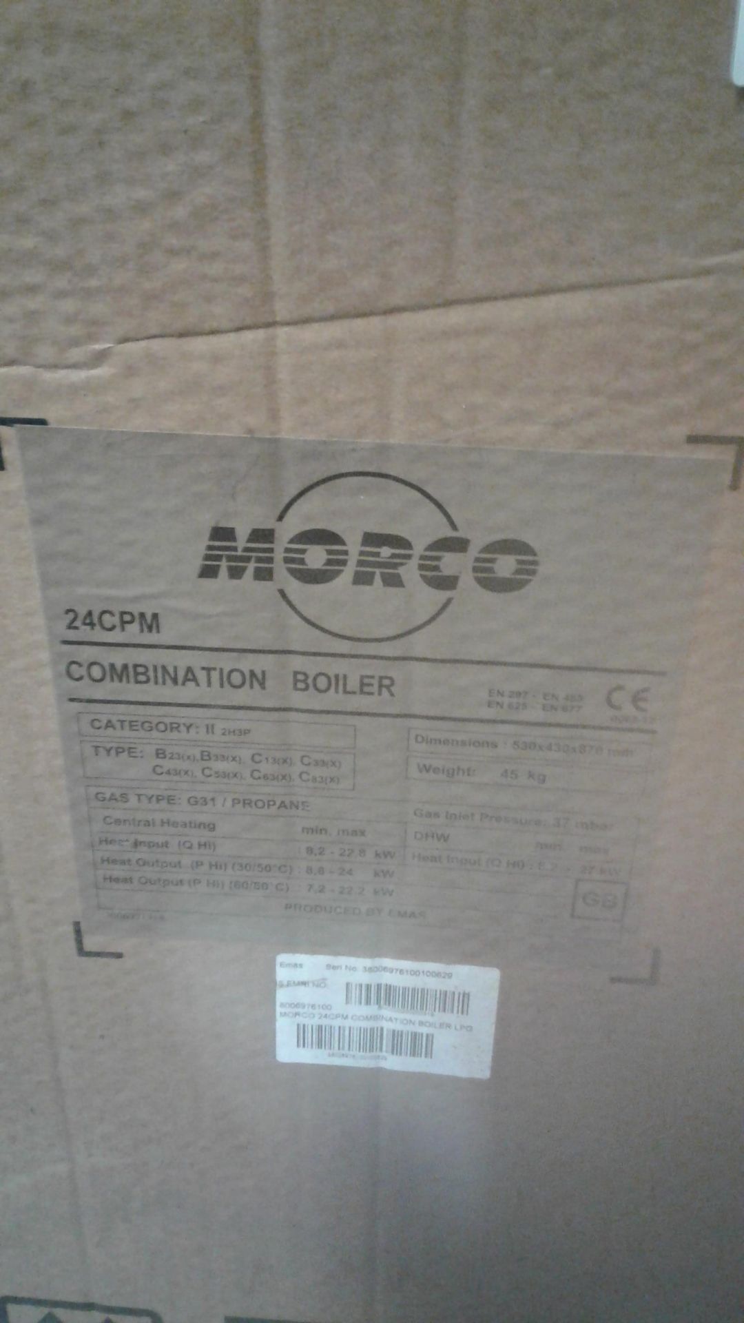 2 No Morco Combination boilers - propane - Image 2 of 2