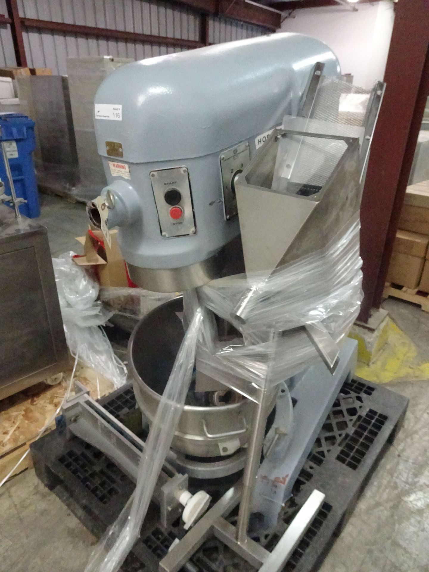 Hobart Model H-600 2HP Planetary Mixer With Bowl, Whisk, And Accessories - Image 2 of 4