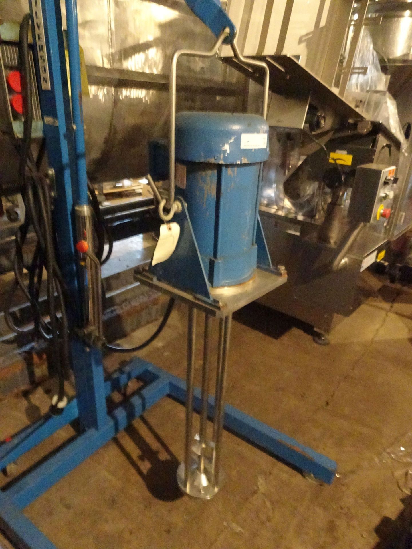 Silverson 5HP (3HP) EX-60 High Shear Batch Mixer with Lift Cart - Stainless Product Contact - Image 2 of 3