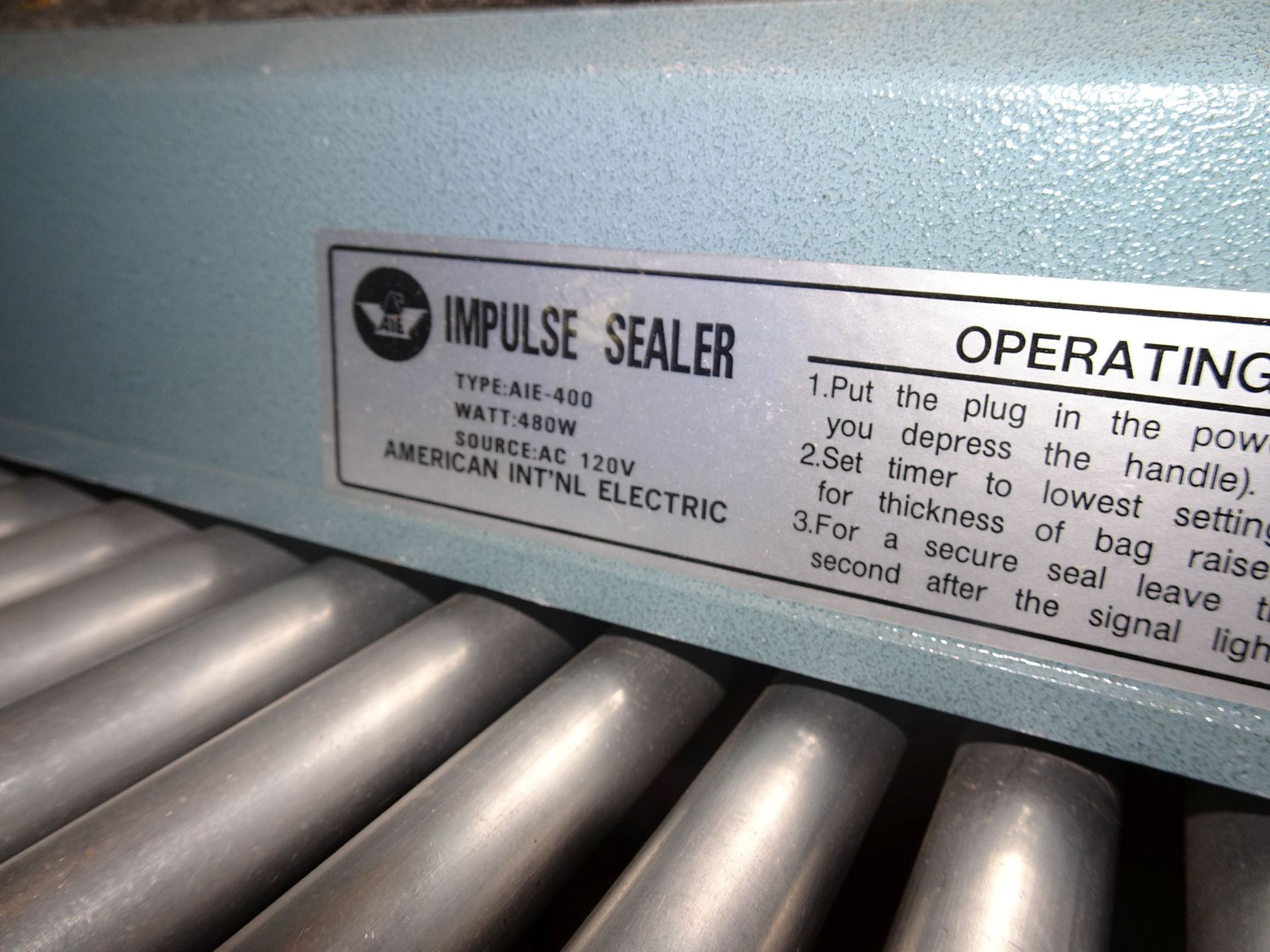 AIE Model AIE-400 16” Impulse Sealer - Image 3 of 4