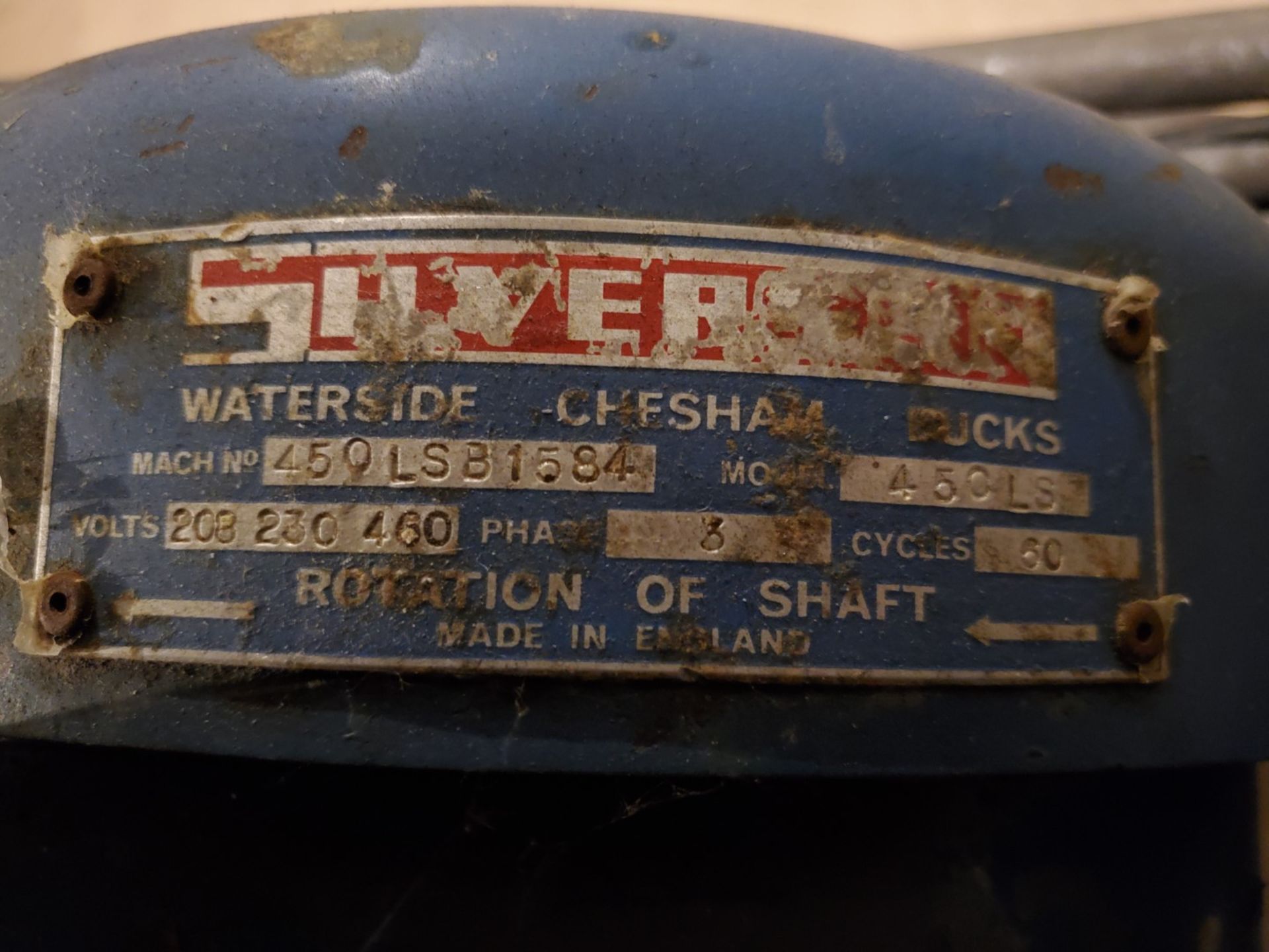 10 HP Silverson Model 450LS Stainless Steel Inline-Mixer - Image 7 of 7