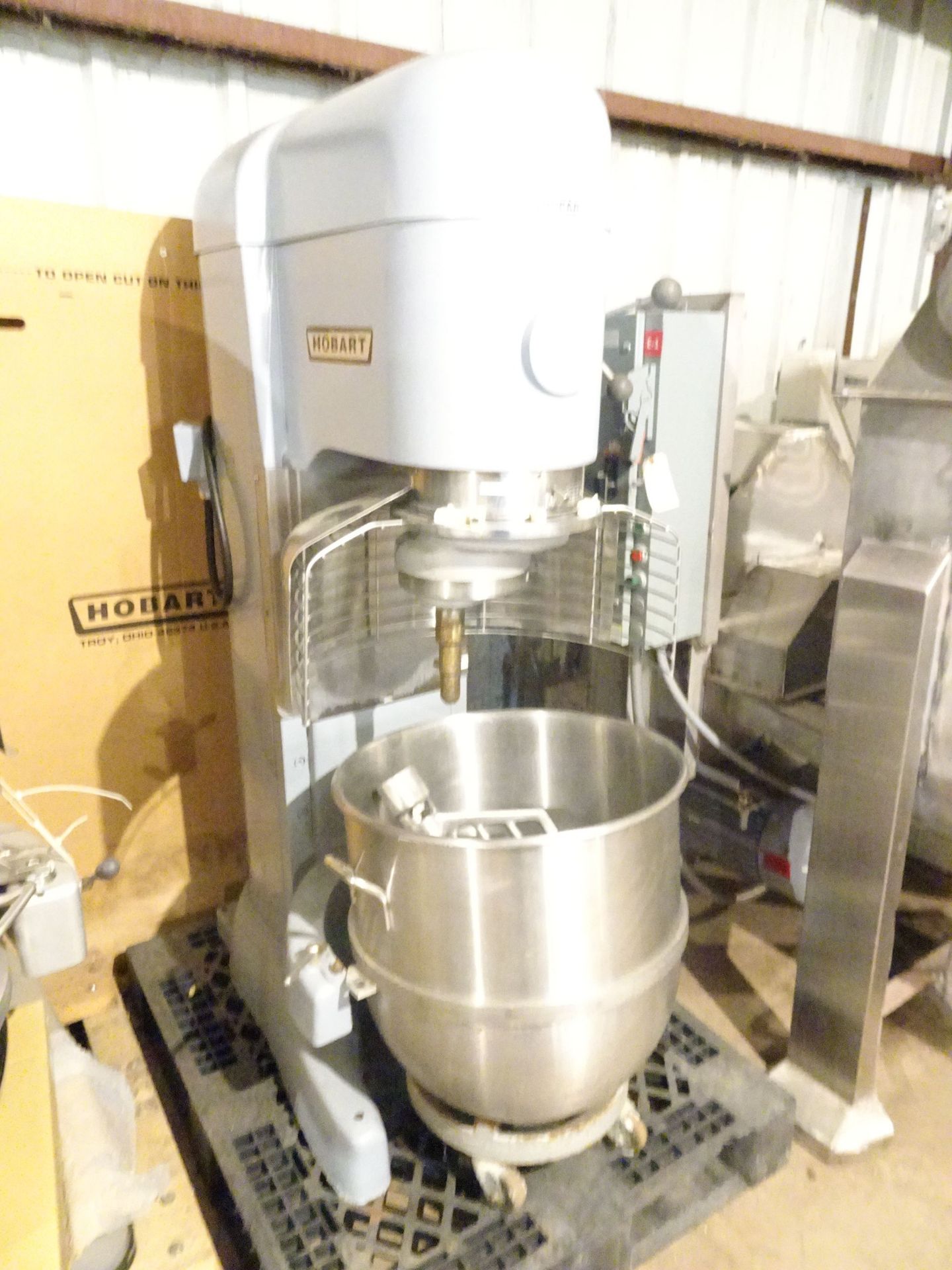 Hobart Model V1401 5HP Planetary Mixer With Castered Bowl, - Image 3 of 5