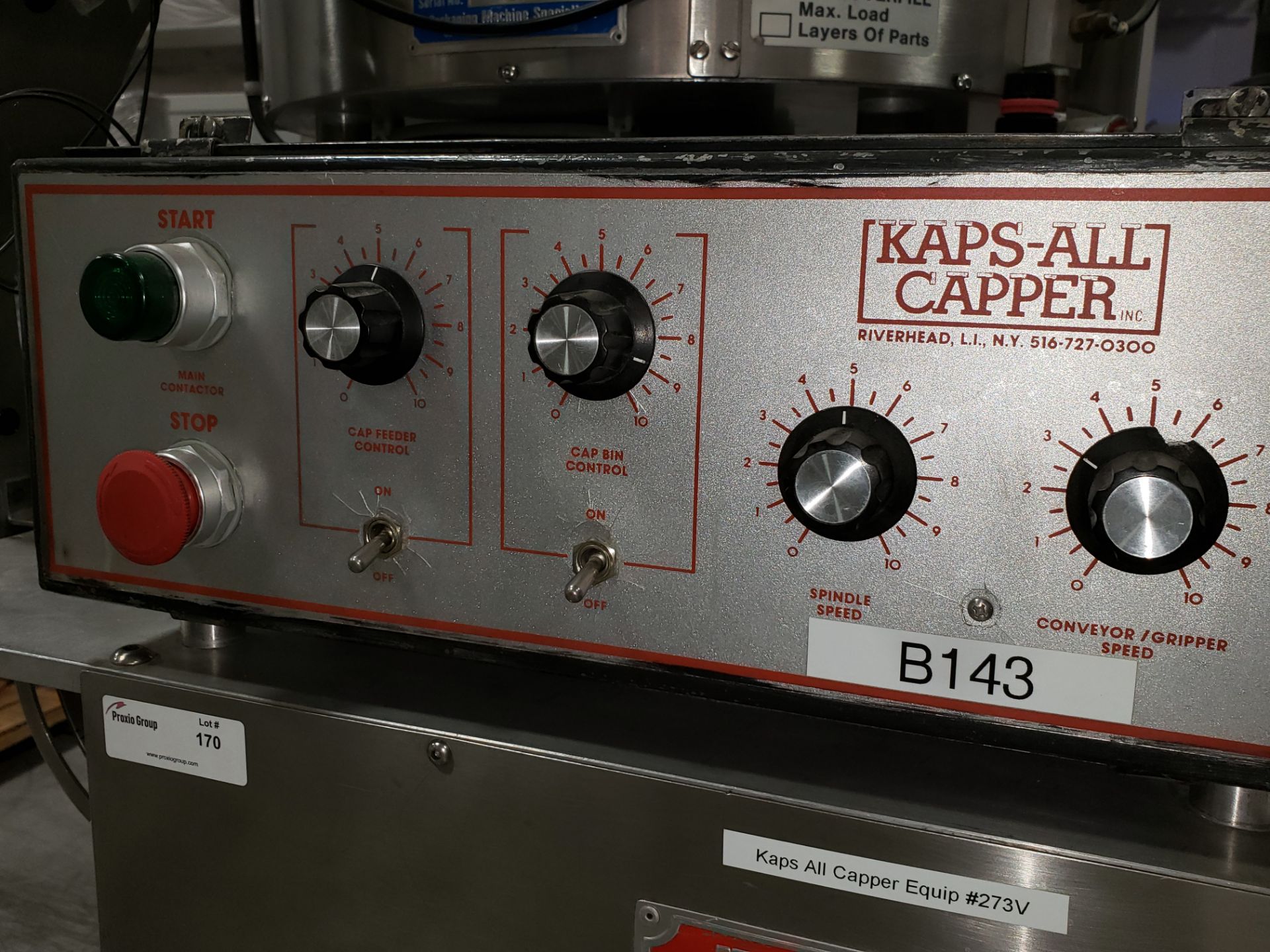 Kaps-All Inline Capper Model E **See Auctioneers Note** - Image 11 of 15