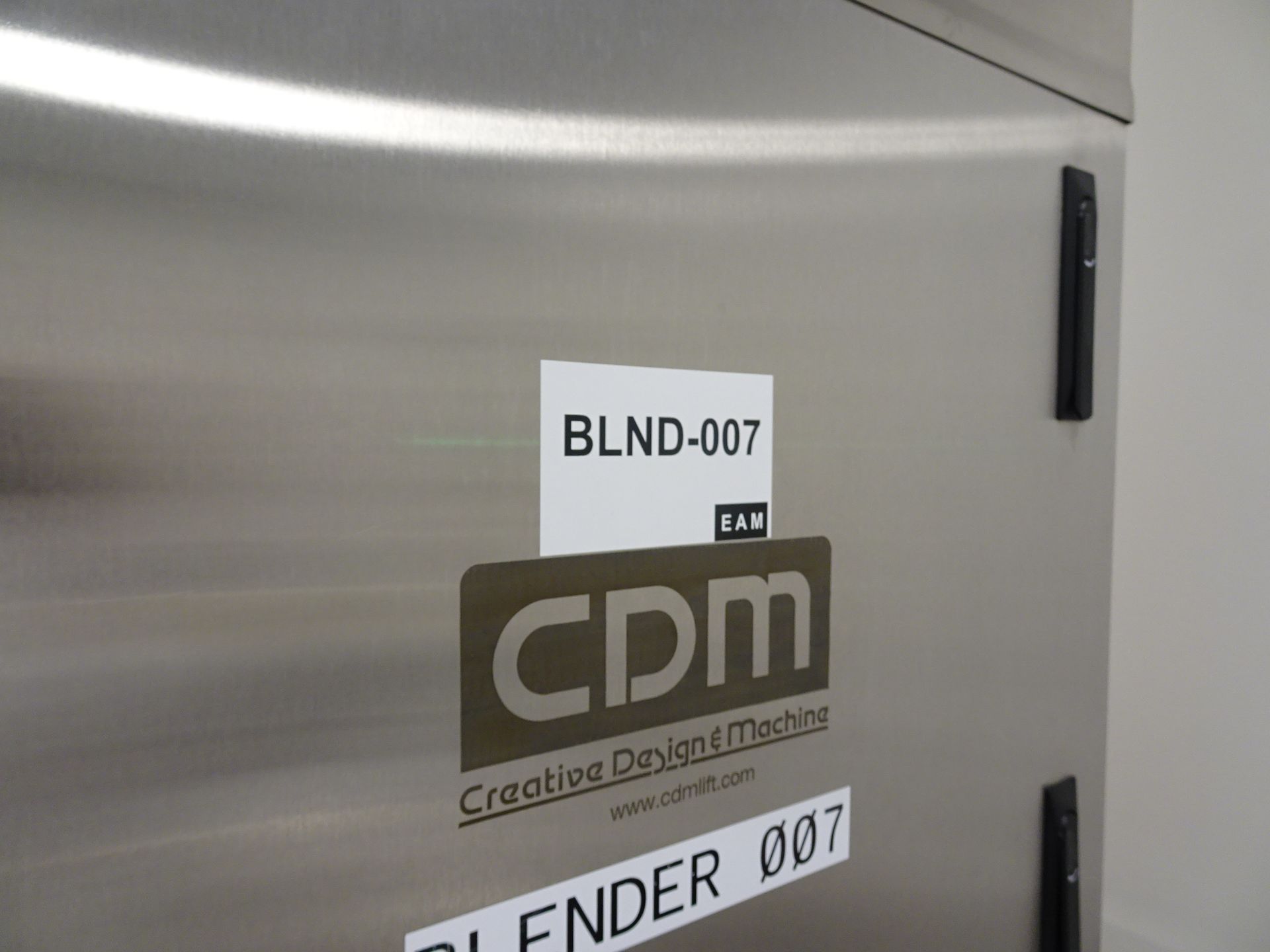 CDM Twin Shell (Vee) Blender with Drive and Two Blending Shells All Stainless Steel Construction - Image 21 of 23