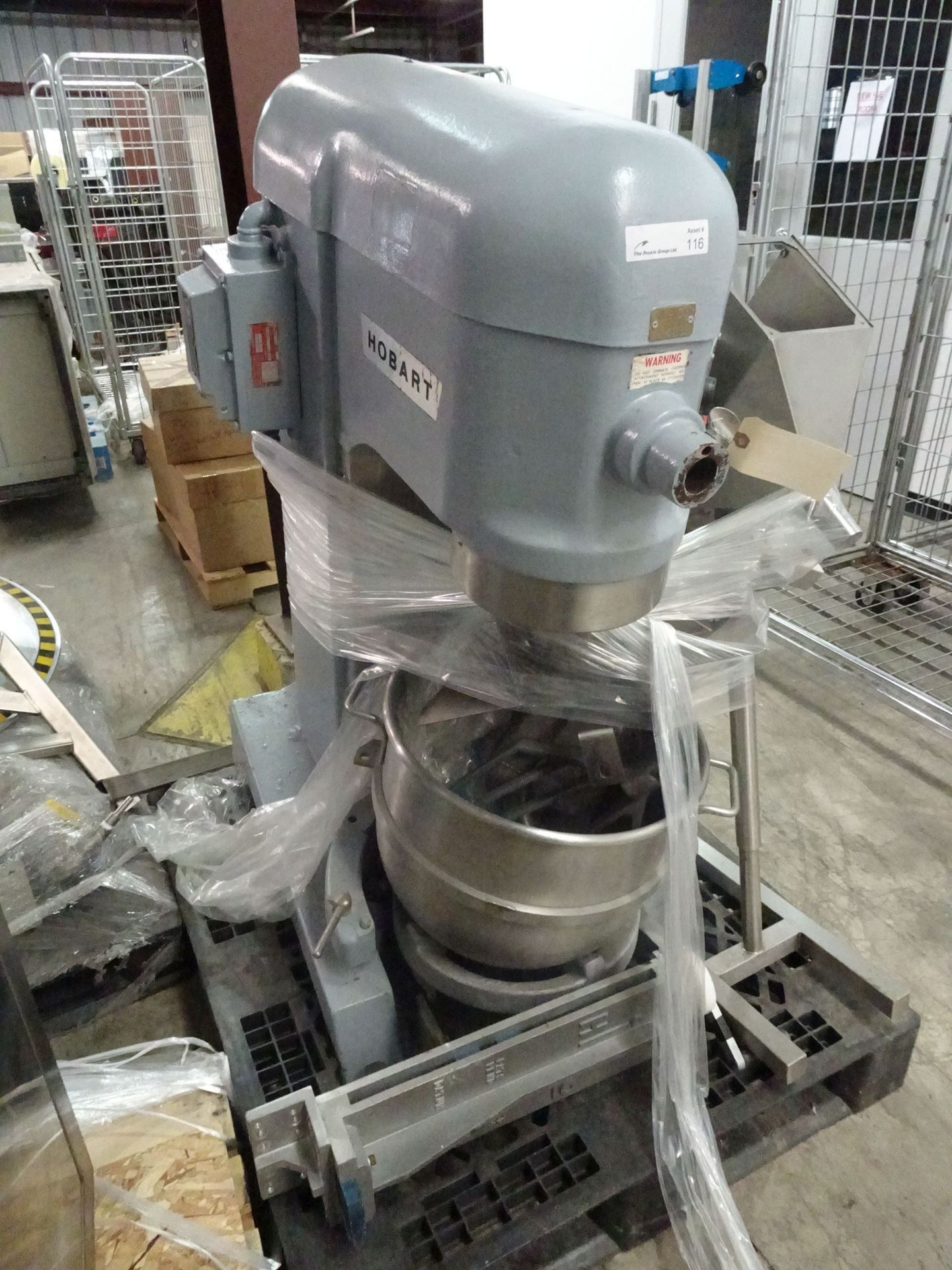 Hobart Model H-600 2HP Planetary Mixer With Bowl, Whisk, And Accessories