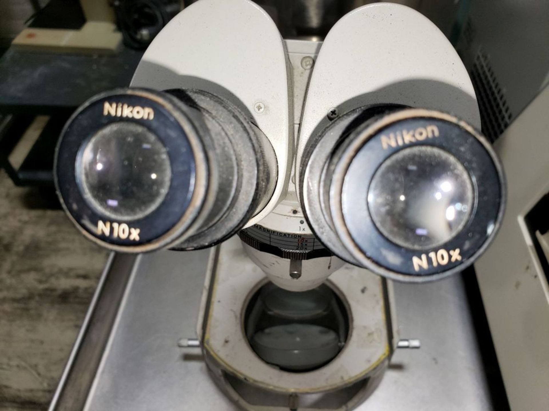 Nikon bifocal microscope, model 202750 - Image 8 of 8