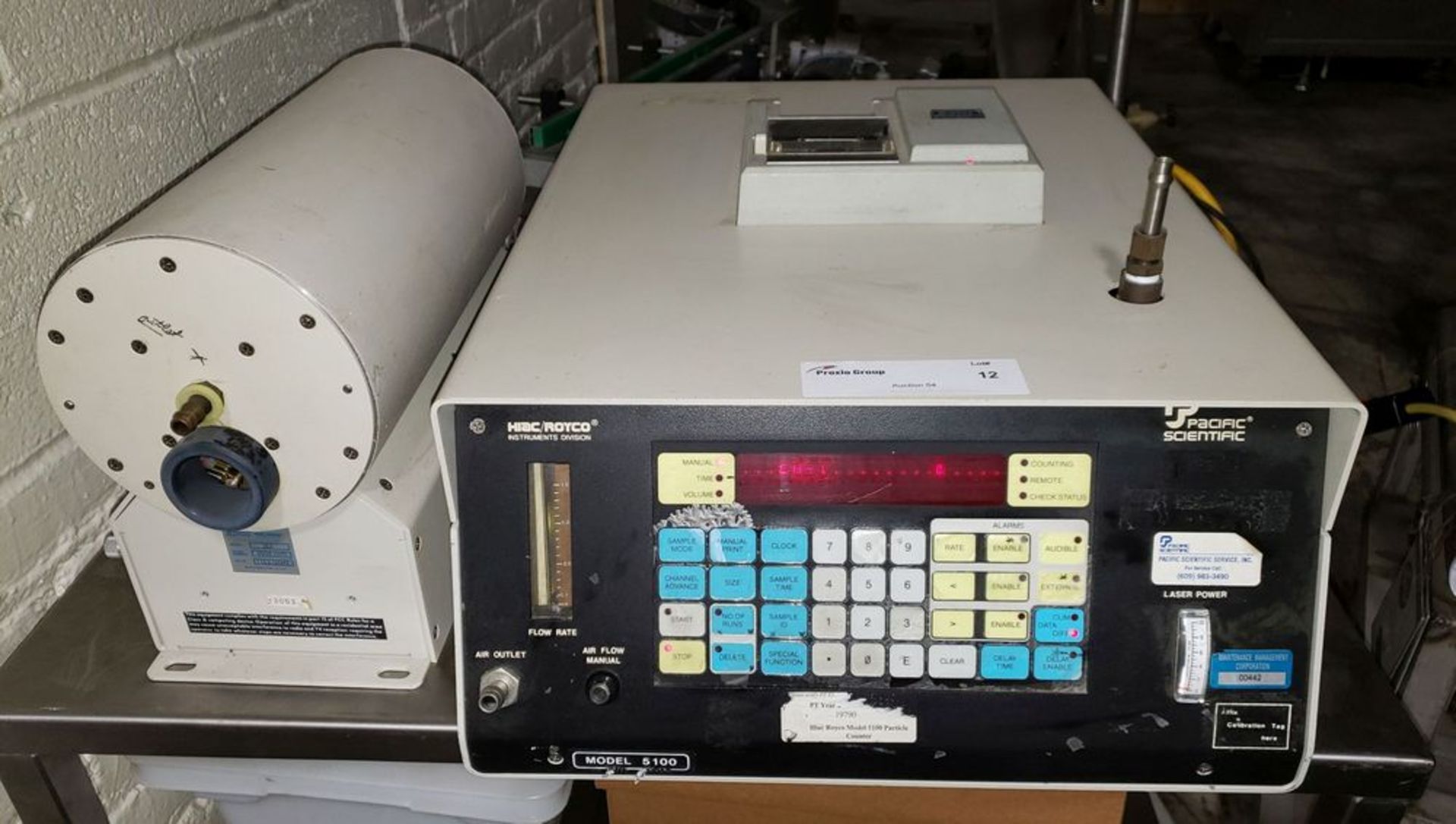 HIAC/Royco Model 5100 series He-Ne laser based aerosol particle couter - Image 2 of 14