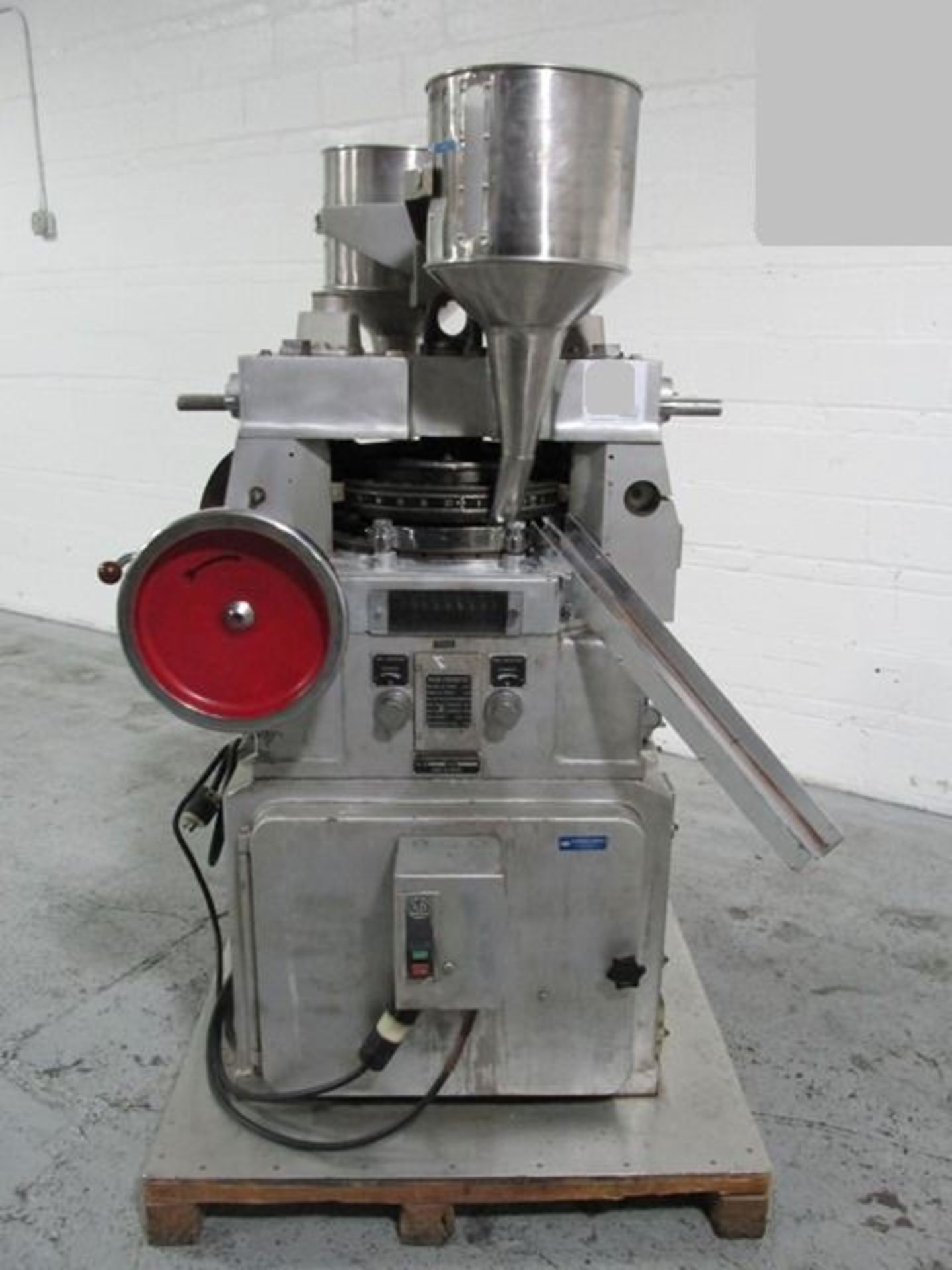 ZP rotary tablet press, model ZP37, 37 station, 60 Kn compression pressure, double sided, 12 mm max