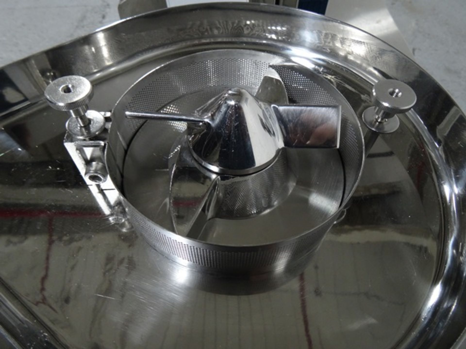 Fuji Paudal LCI Basket Granulator, model BR-150, stainless steel construction, with feed hopper, - Image 8 of 21