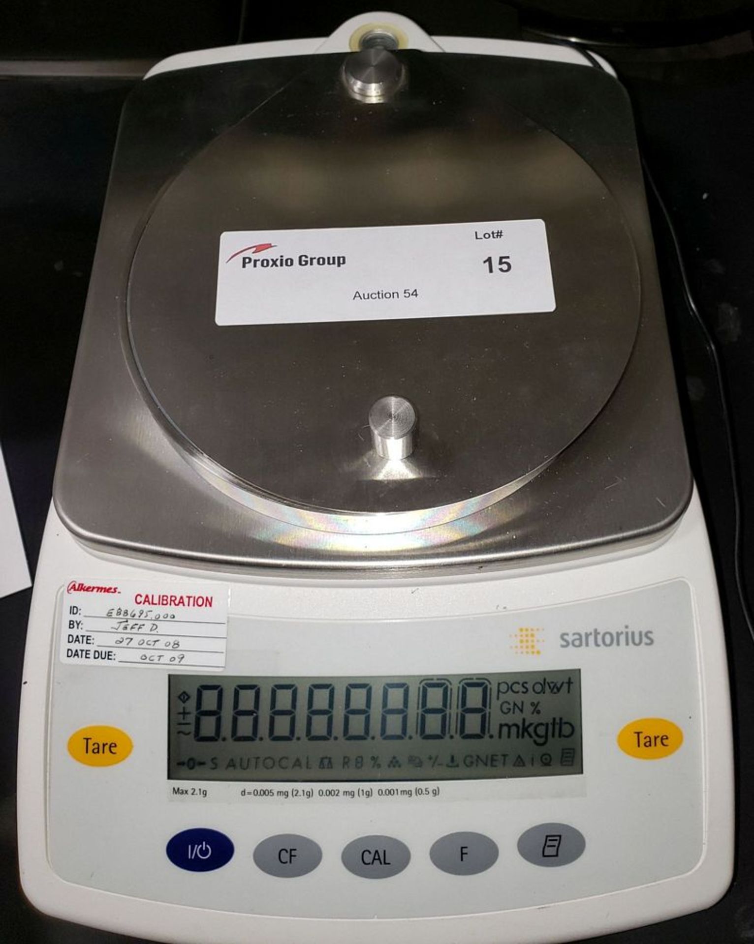 Sartorius model CP2P-F microbalance