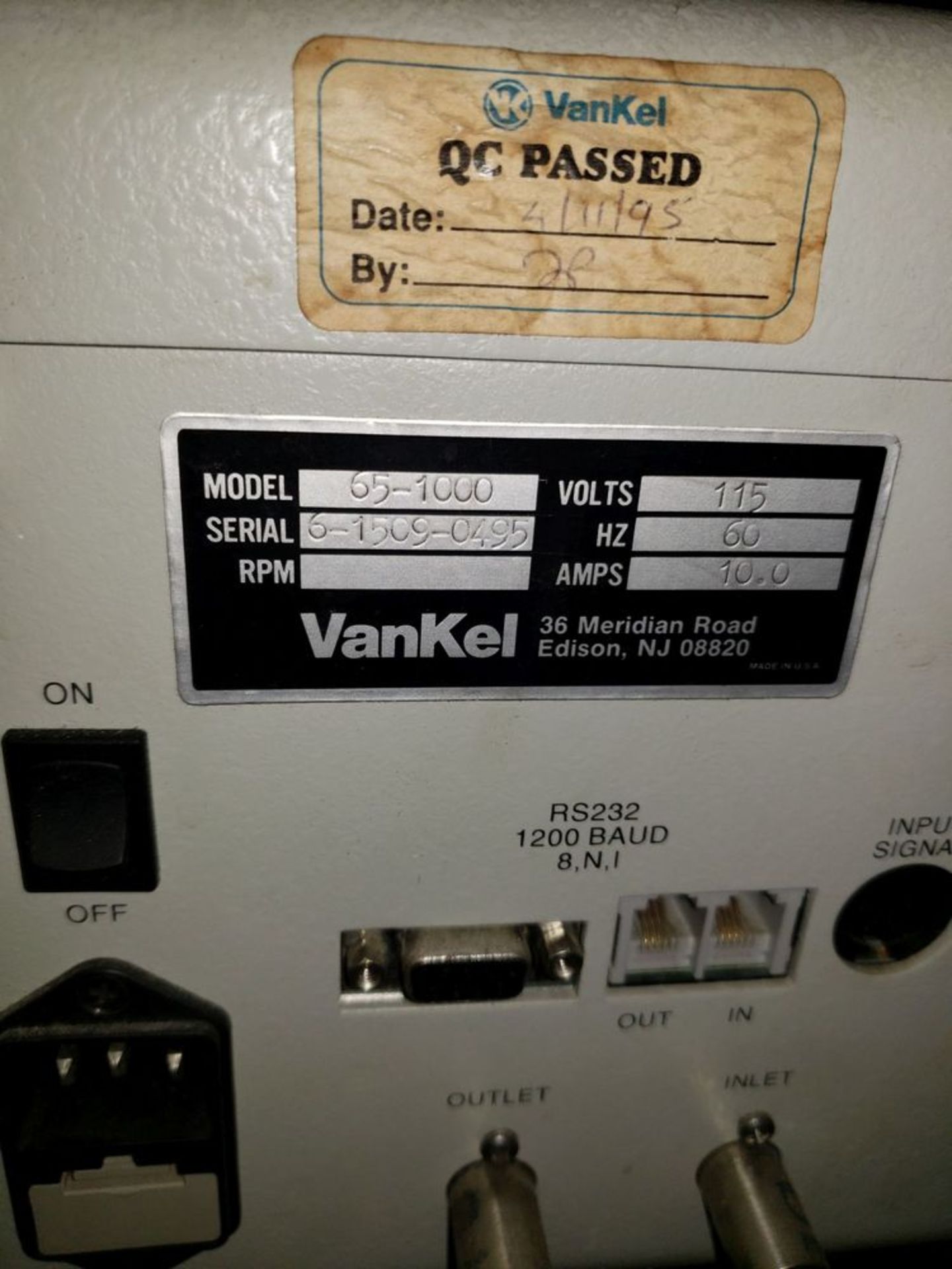 Vankel Dissolution Tester, model VK 7000, (6) spindles, with Vankel VK750 heater/circulator. - Image 10 of 10